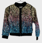 0-Veste bomber H&M à sequins multicolores ✨