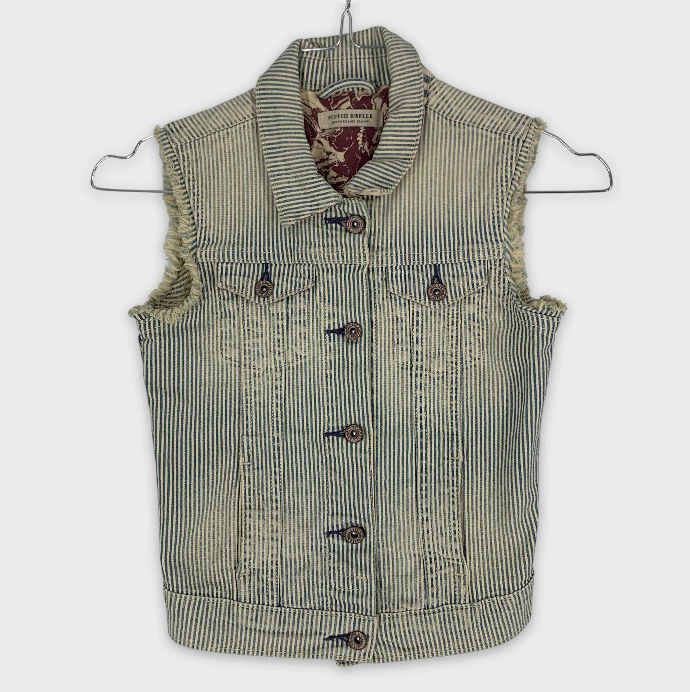 0-Gilet rayé SCOTCH R'BELLE, T8