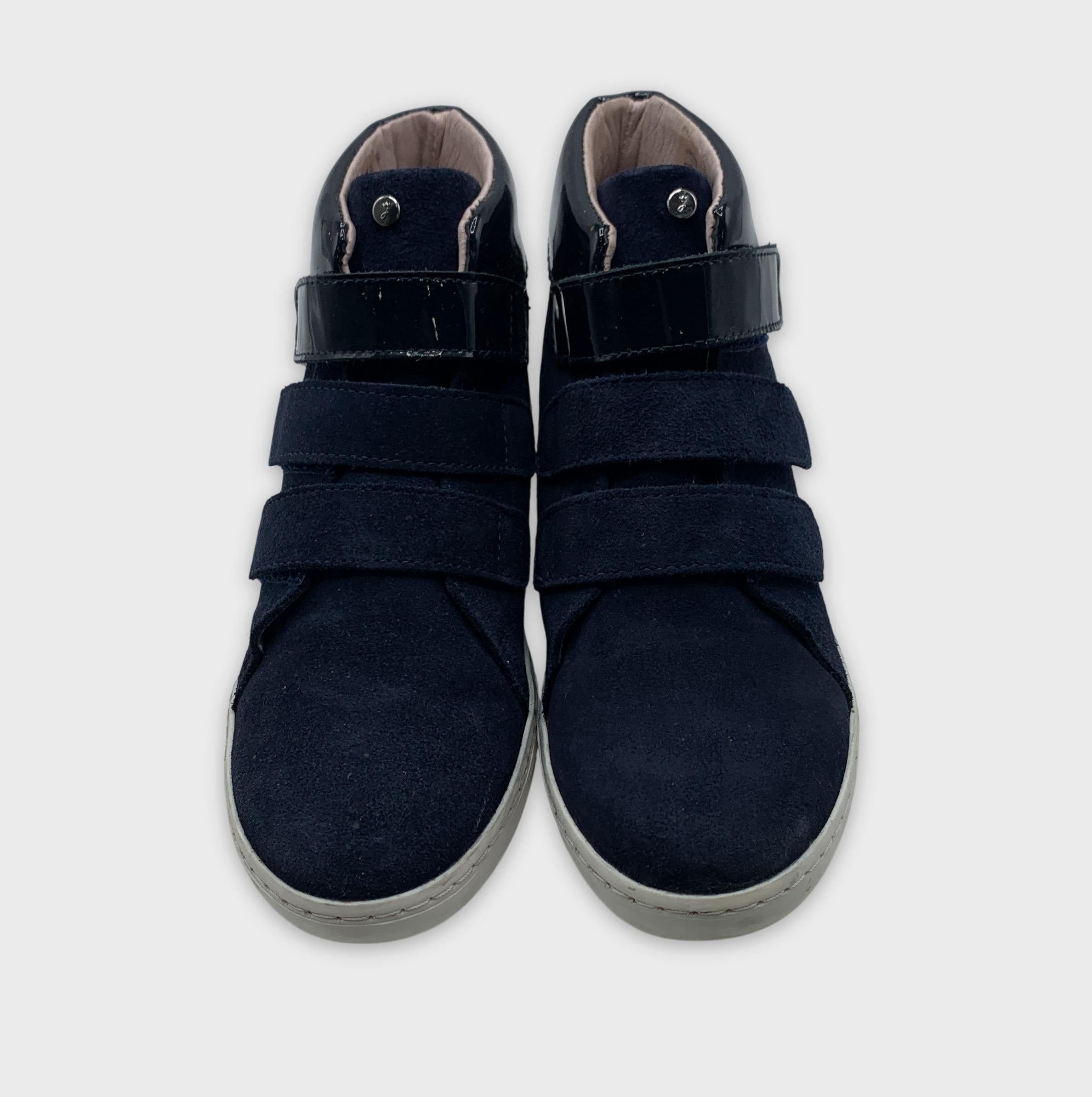 0-Chaussures montantes Jacadi Paris en cuir et vernis 👟