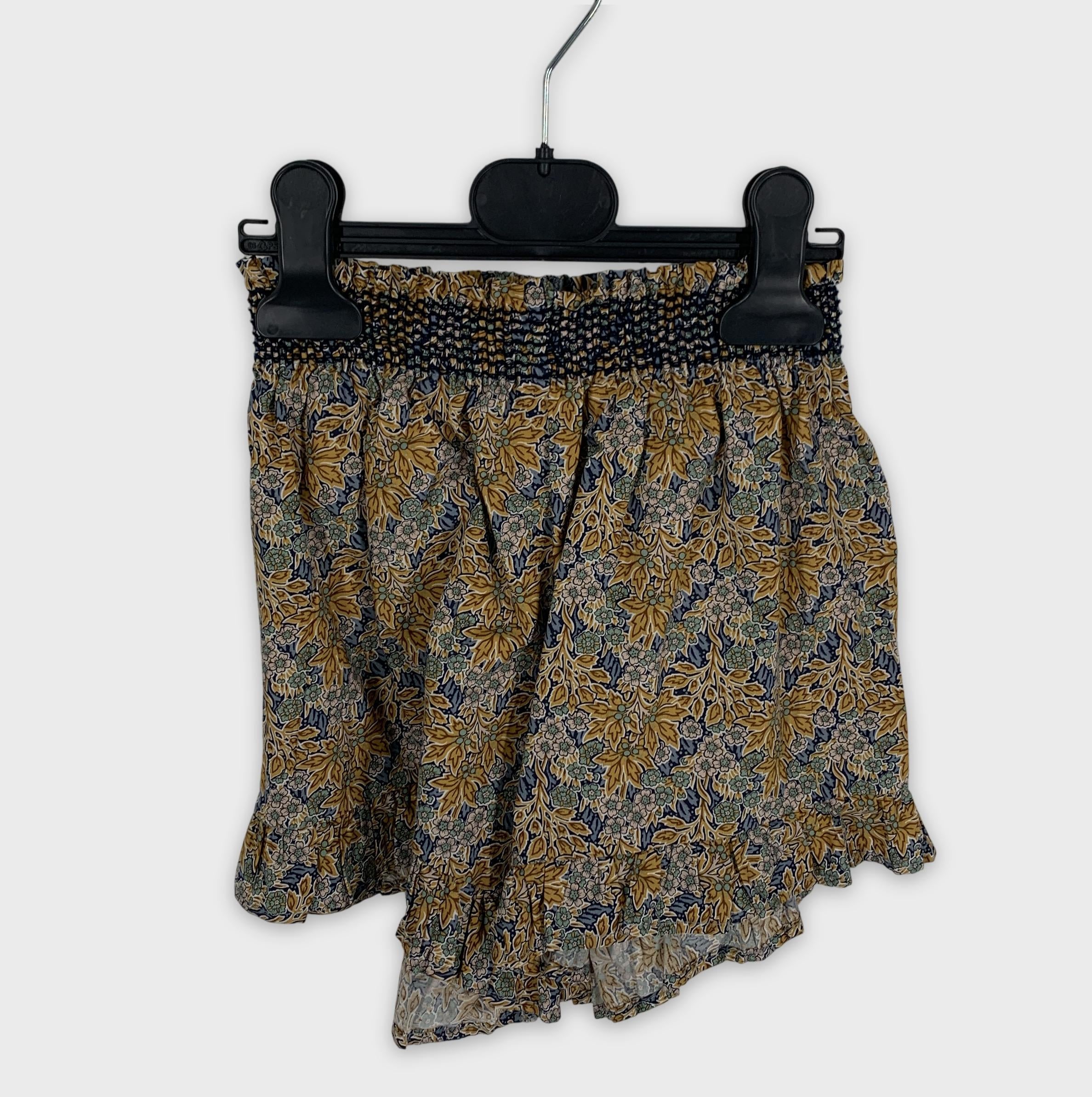 0-The New Society 🌼 Jupe à fleurs élastique