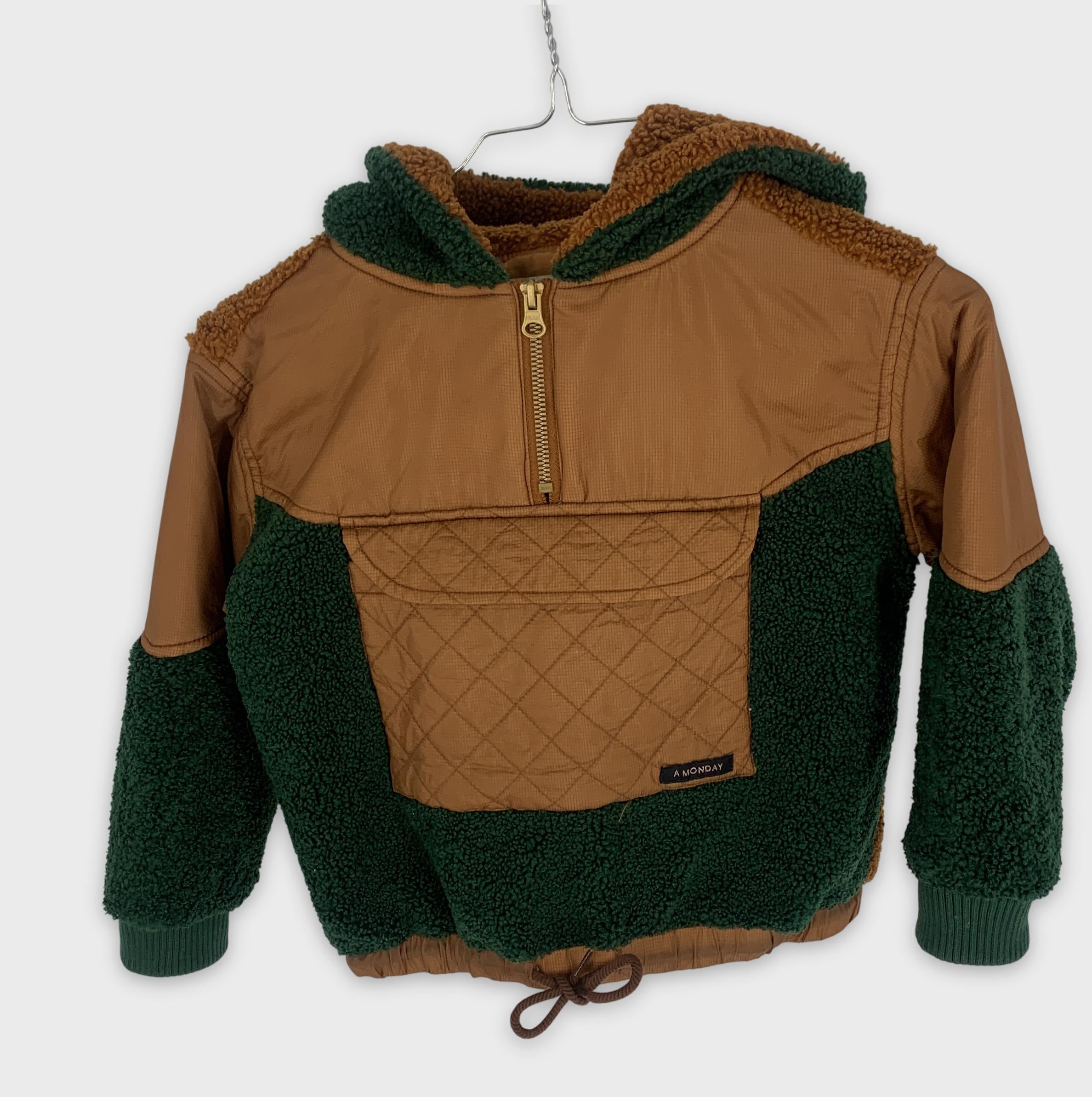 0-Veste A Monday in Copenhagen enfant marron et verte
