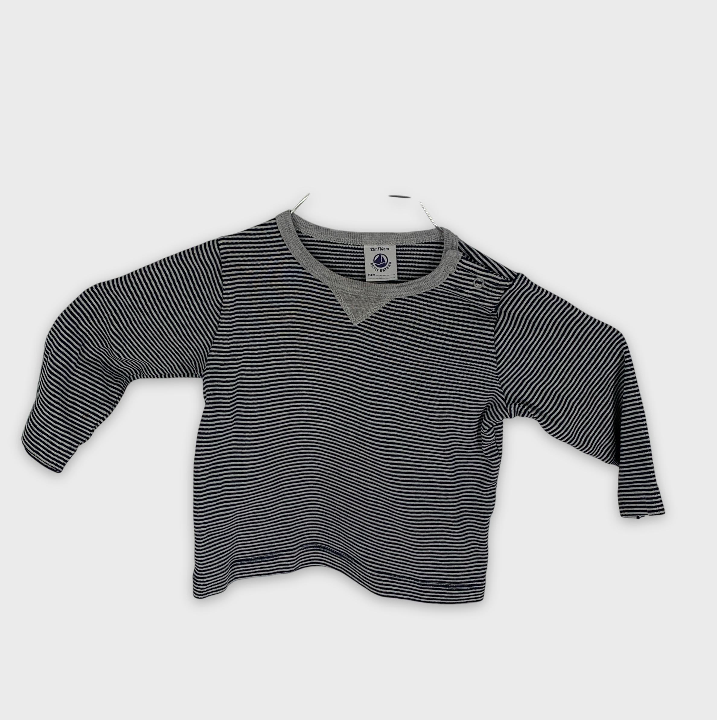 0-T-shirt rayé Petit Bateau 👕