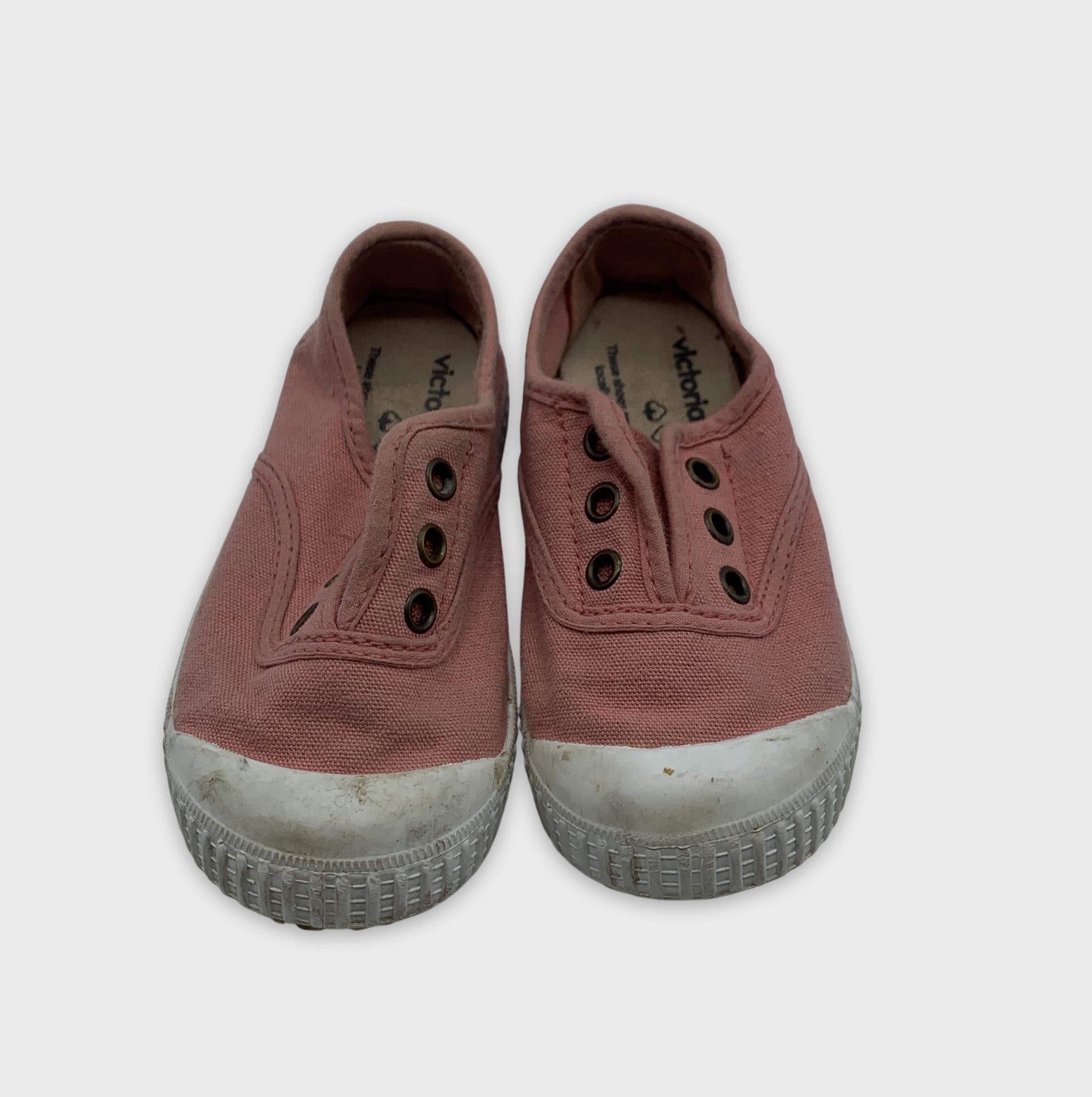 0-Chaussures Victoria, tennis enfant rose 🌸