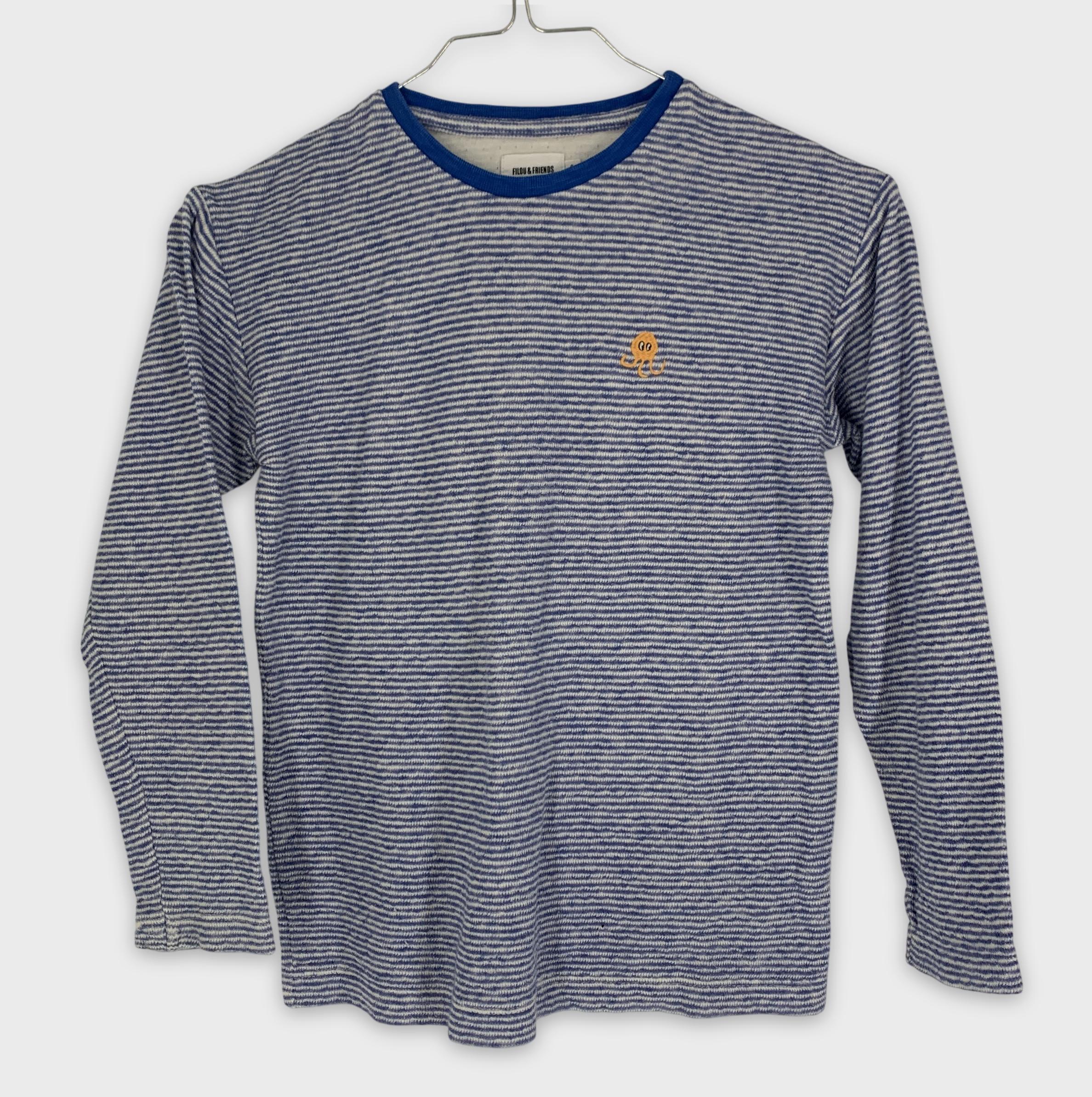 0-T-shirt rayé à manches longues Filou & Friends 👕