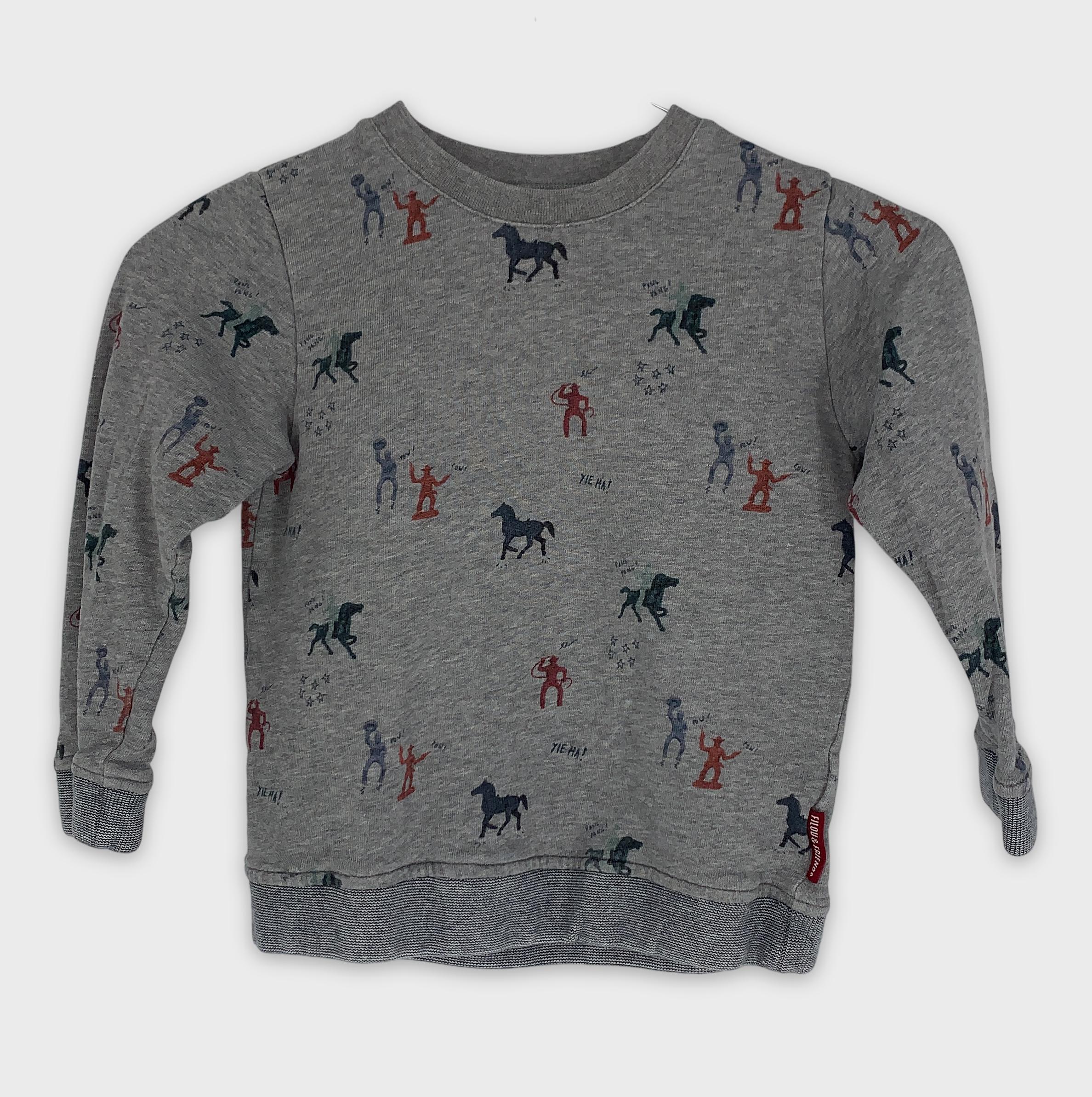 0-Sweat Filou & Friends, motif chevaux et cavaliers🐎
