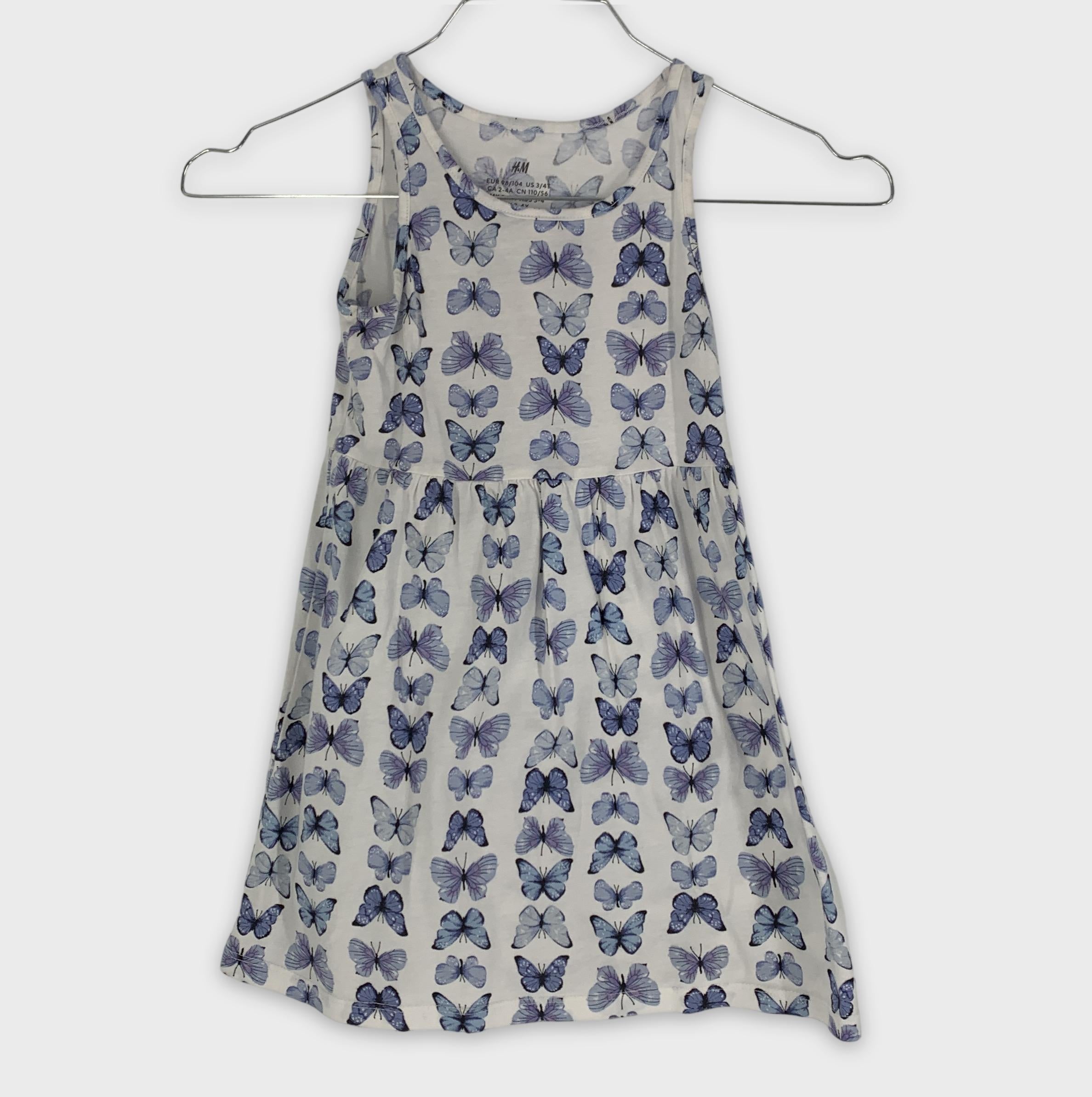 0-H&M 🦋 Robe d'été imprimée papillons