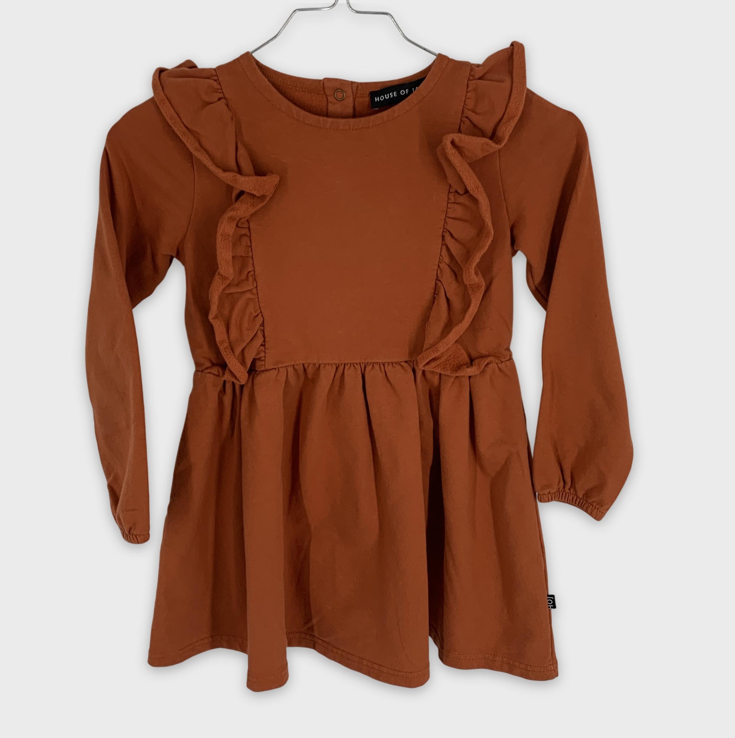0-HOUSE OF JAMIE Robe à volants 👧