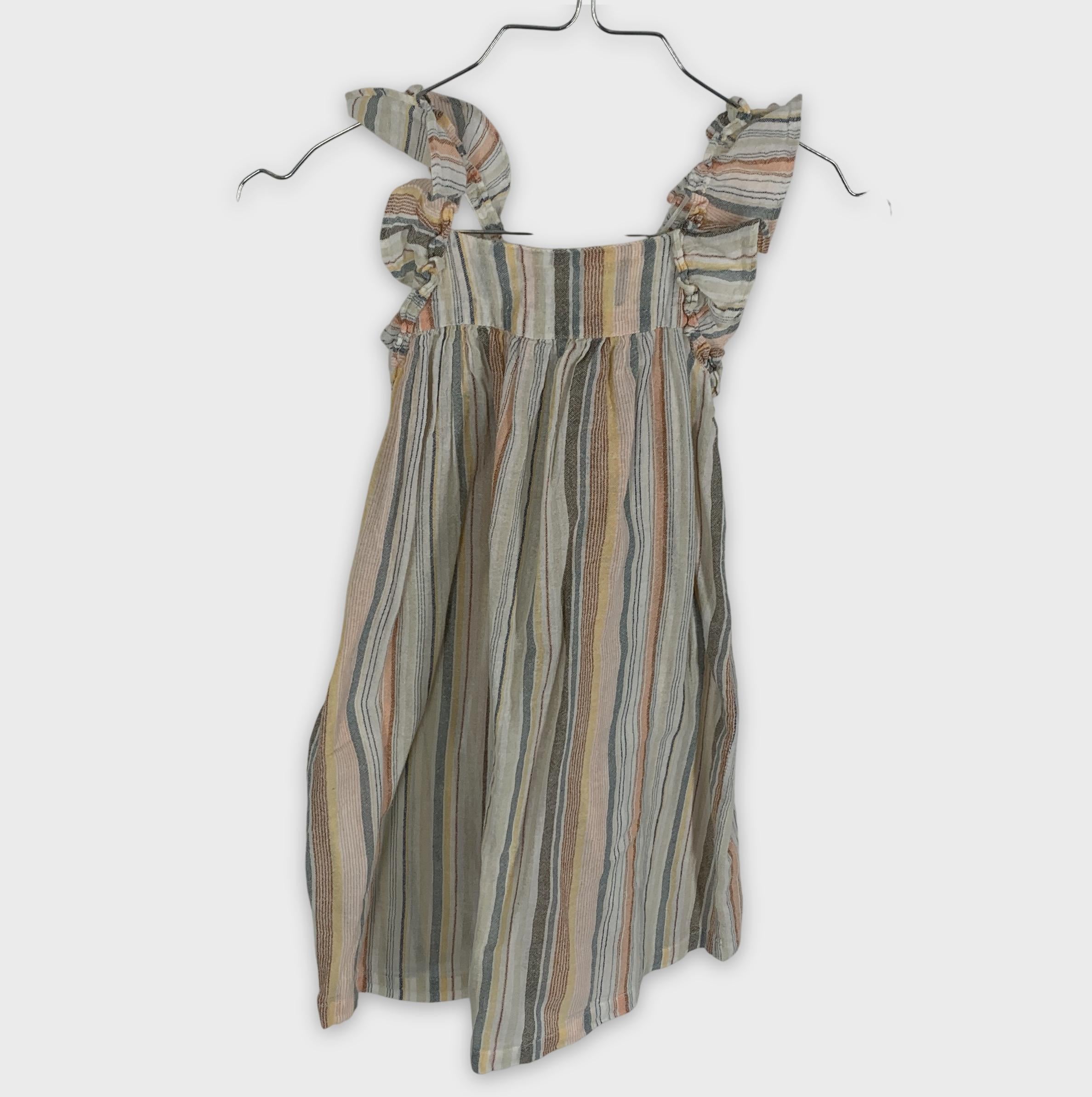 0-Robe rayée BON TON, taille 3 ans 👧