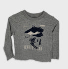 0-T-shirt manches longues Cyrillus, motif ski ⛷️