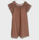 0-CARAMELO 🌸 Robe plissée à volants