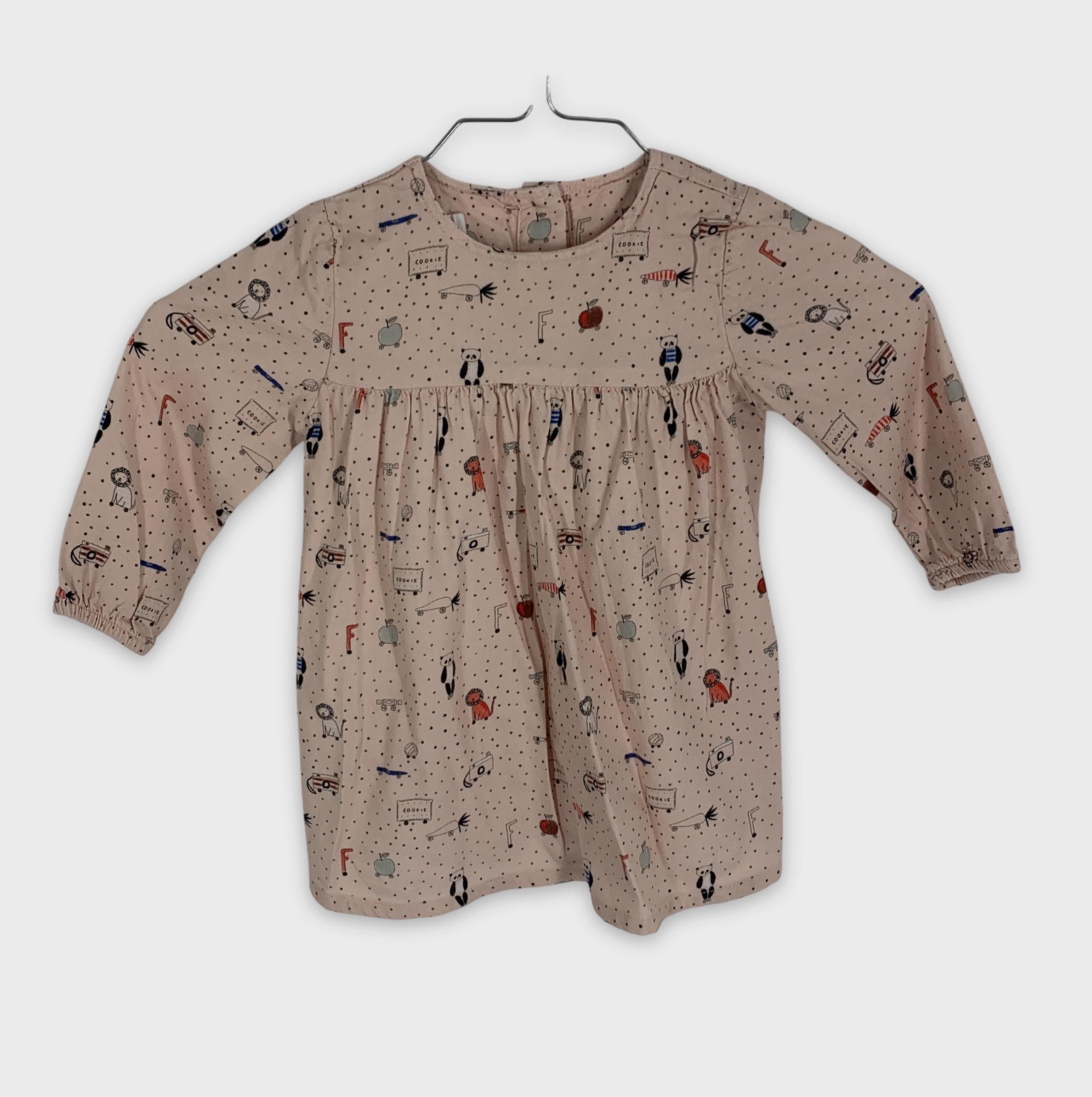 0-P'tit Filou, Robe à motifs pour bébé fille 🌸