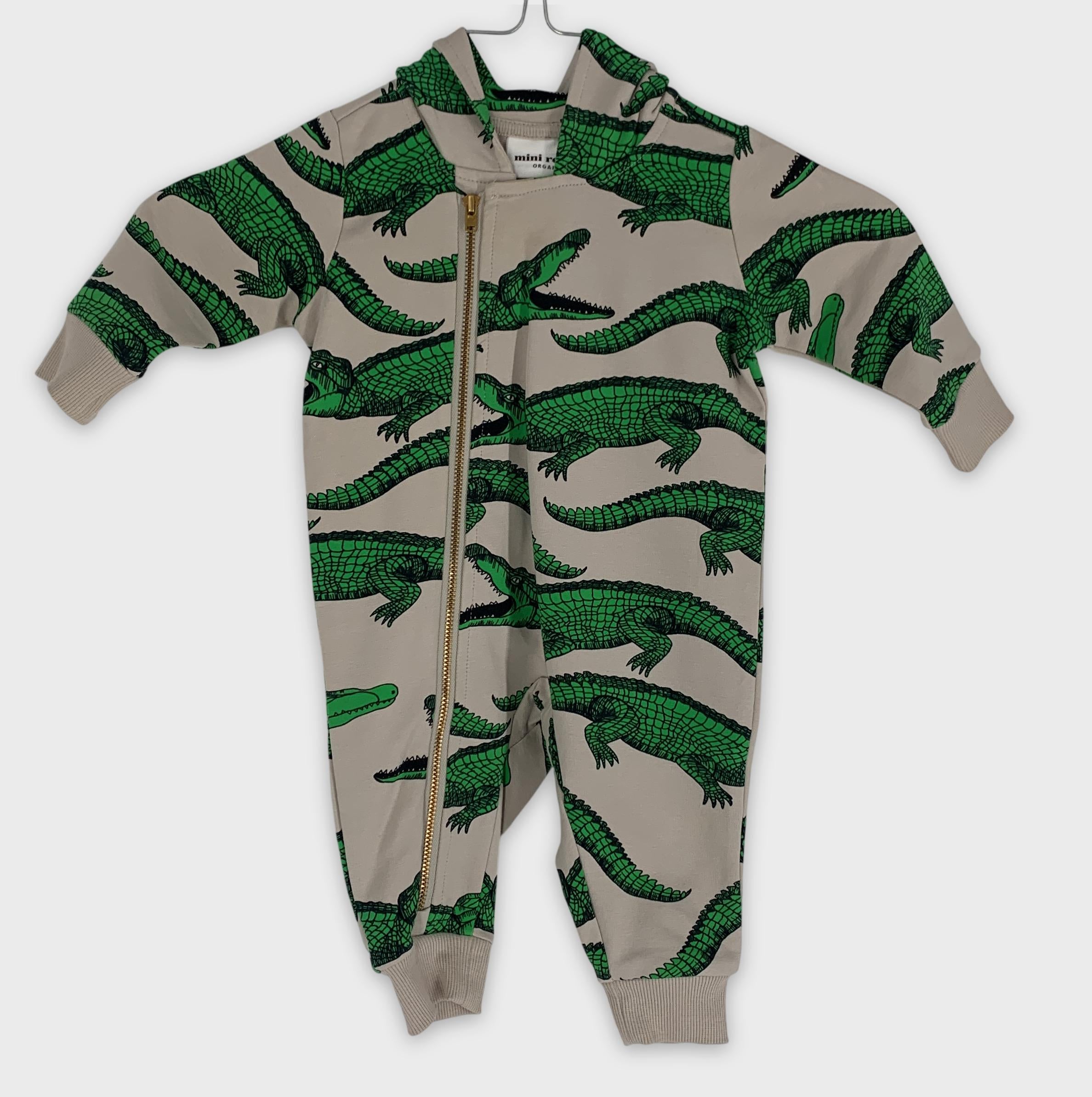 0-Mini Rodini Grenouille à motif crocodile🐊🐊🐊