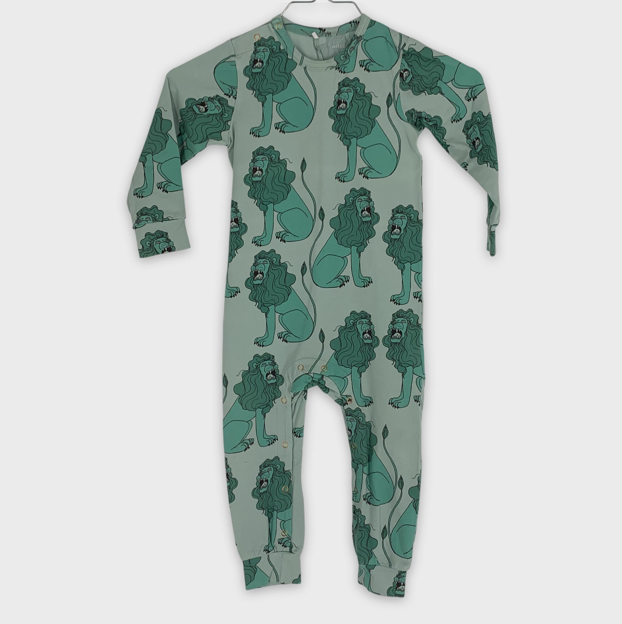 0-Mini Rodini Grenouille bébé à imprimé lions 🦁