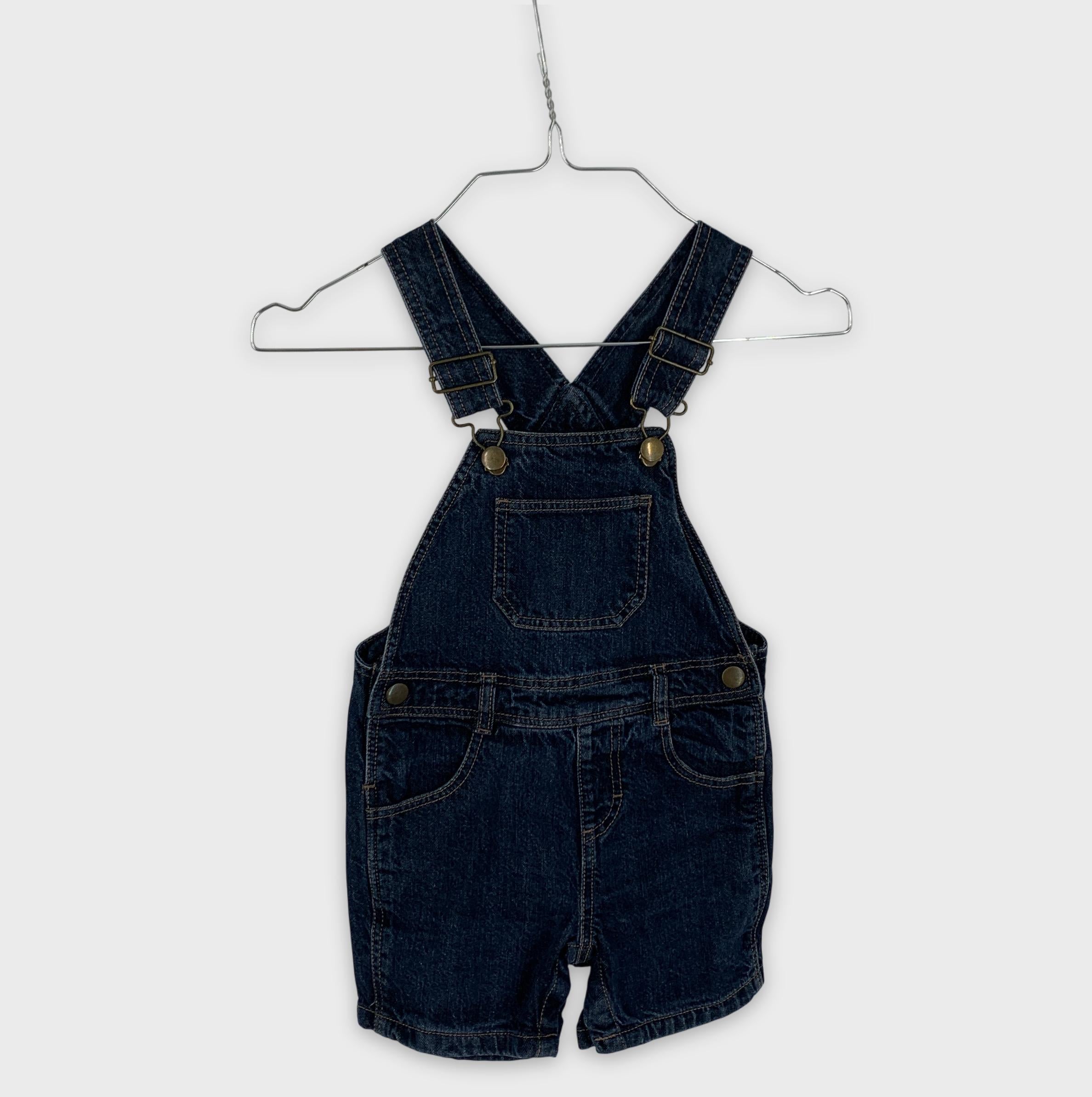 0-Salopette Bout'chou, 18 mois, en jean