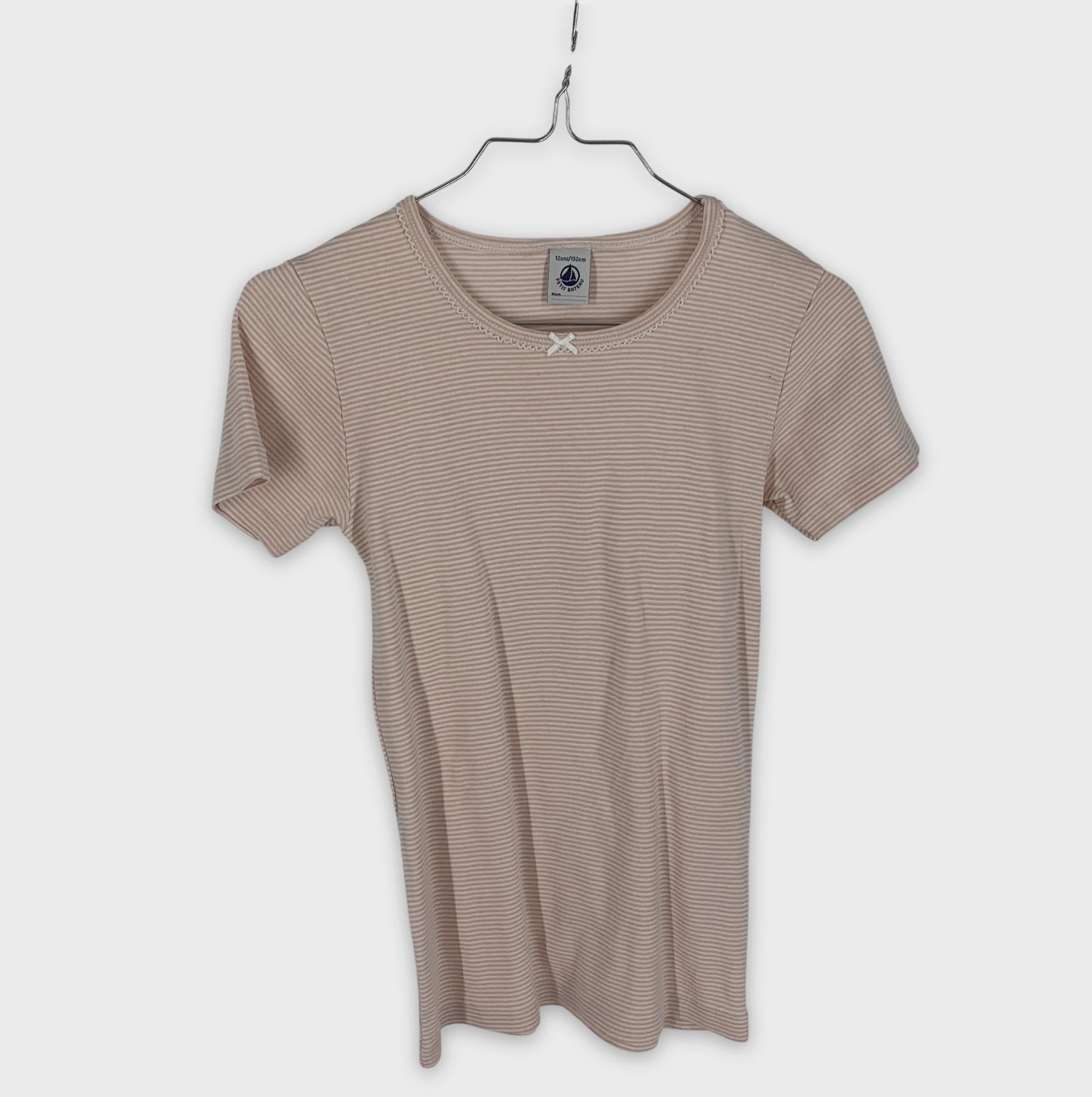 0-T-shirt rayé Petit Bateau 12 ans