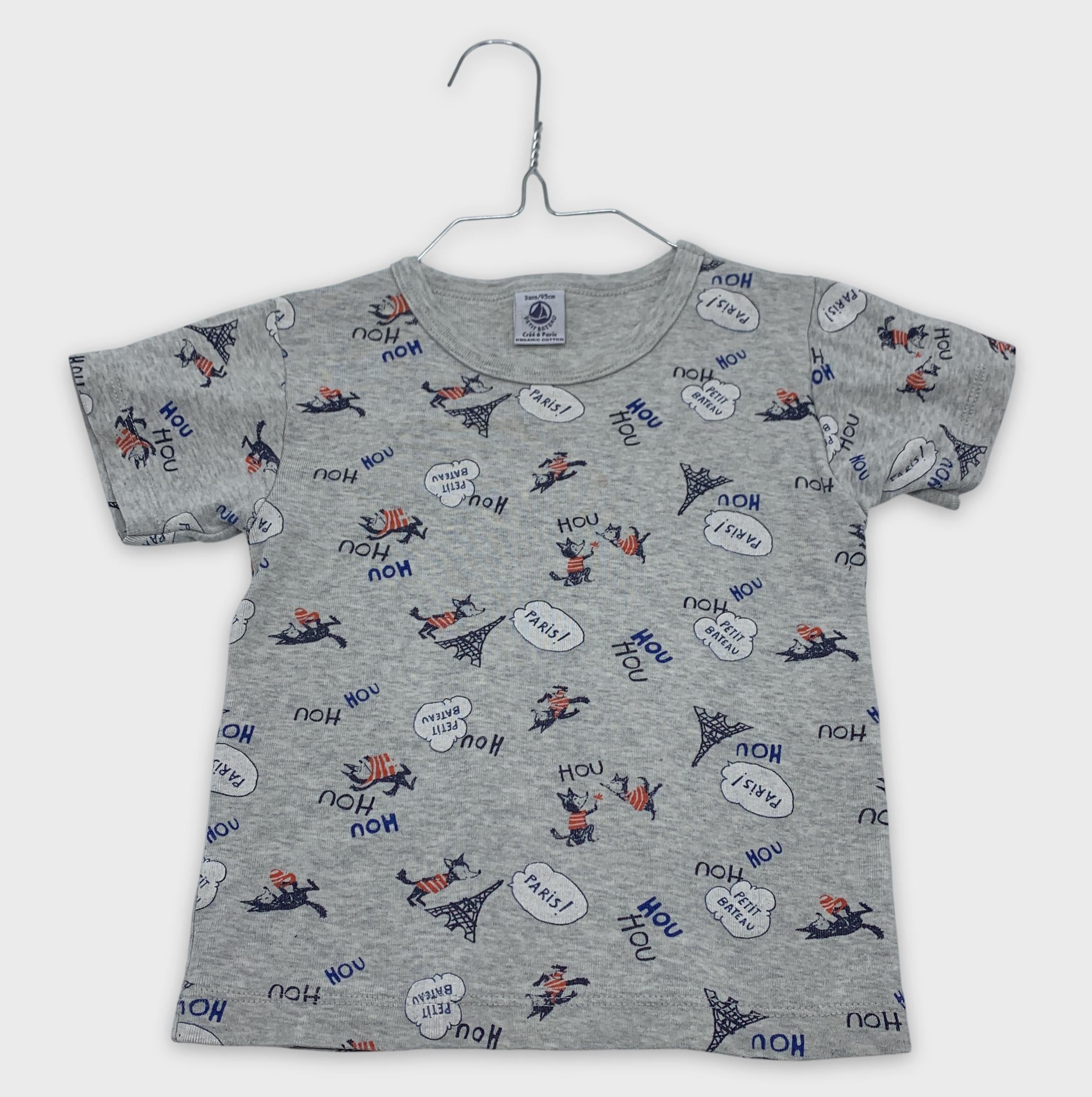 0-Petit Bateau - T-shirt - 3ans/95cm