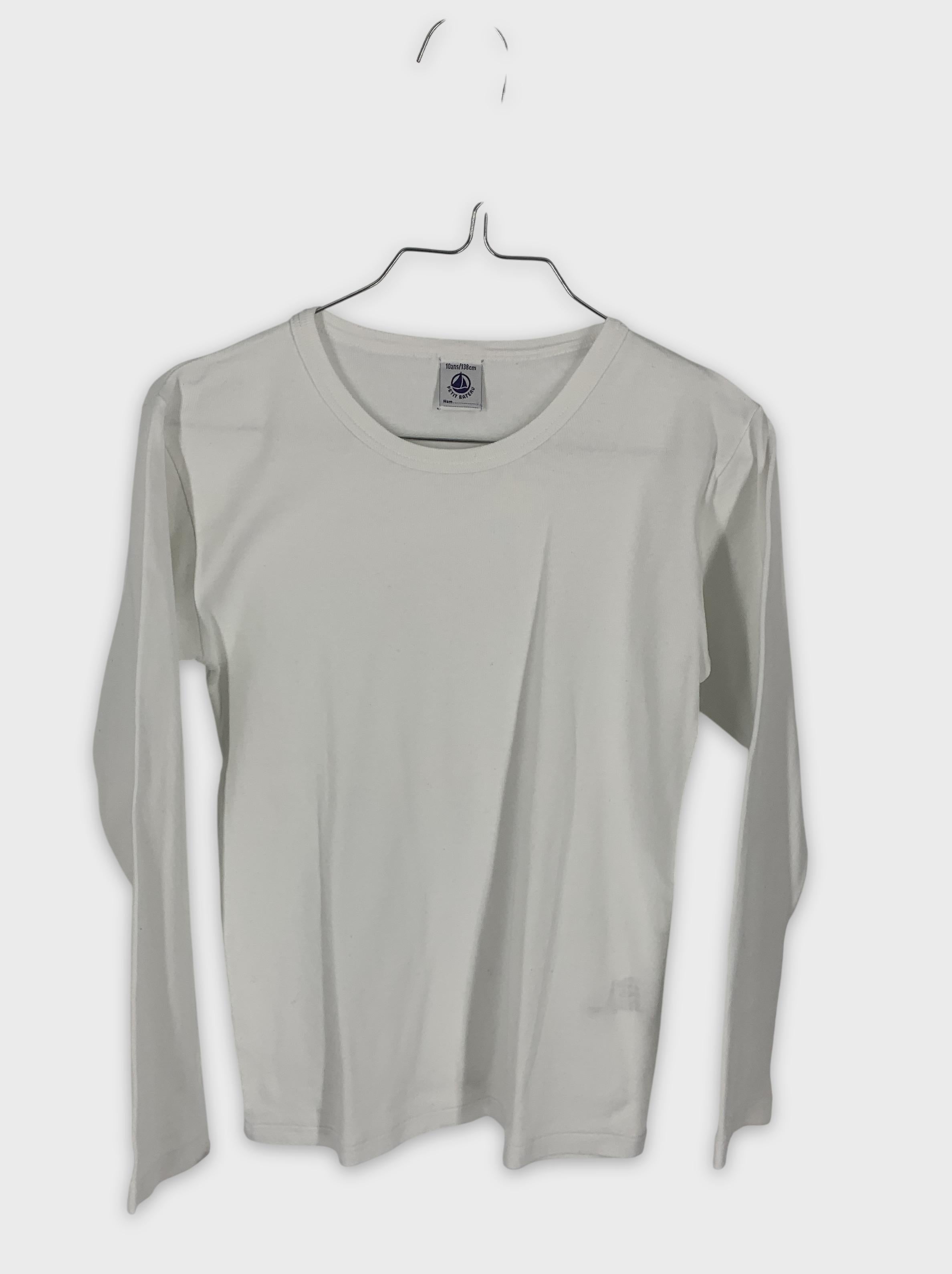 0-Petit Bateau - T-shirt manches longues - 10ans/138cm