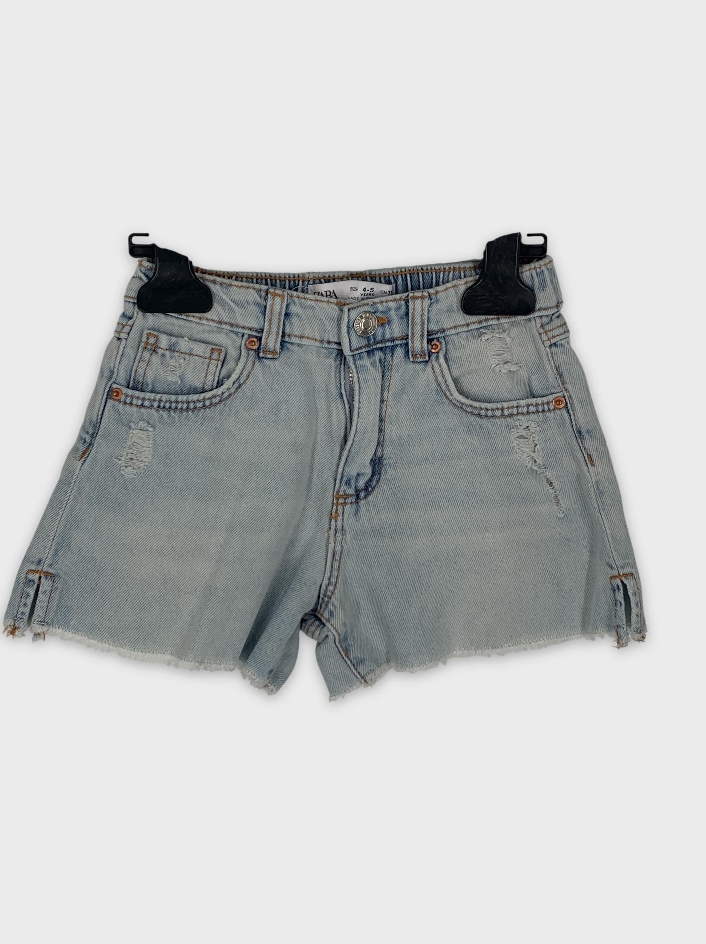 0-Zara - Short en jean - 4-5 ans