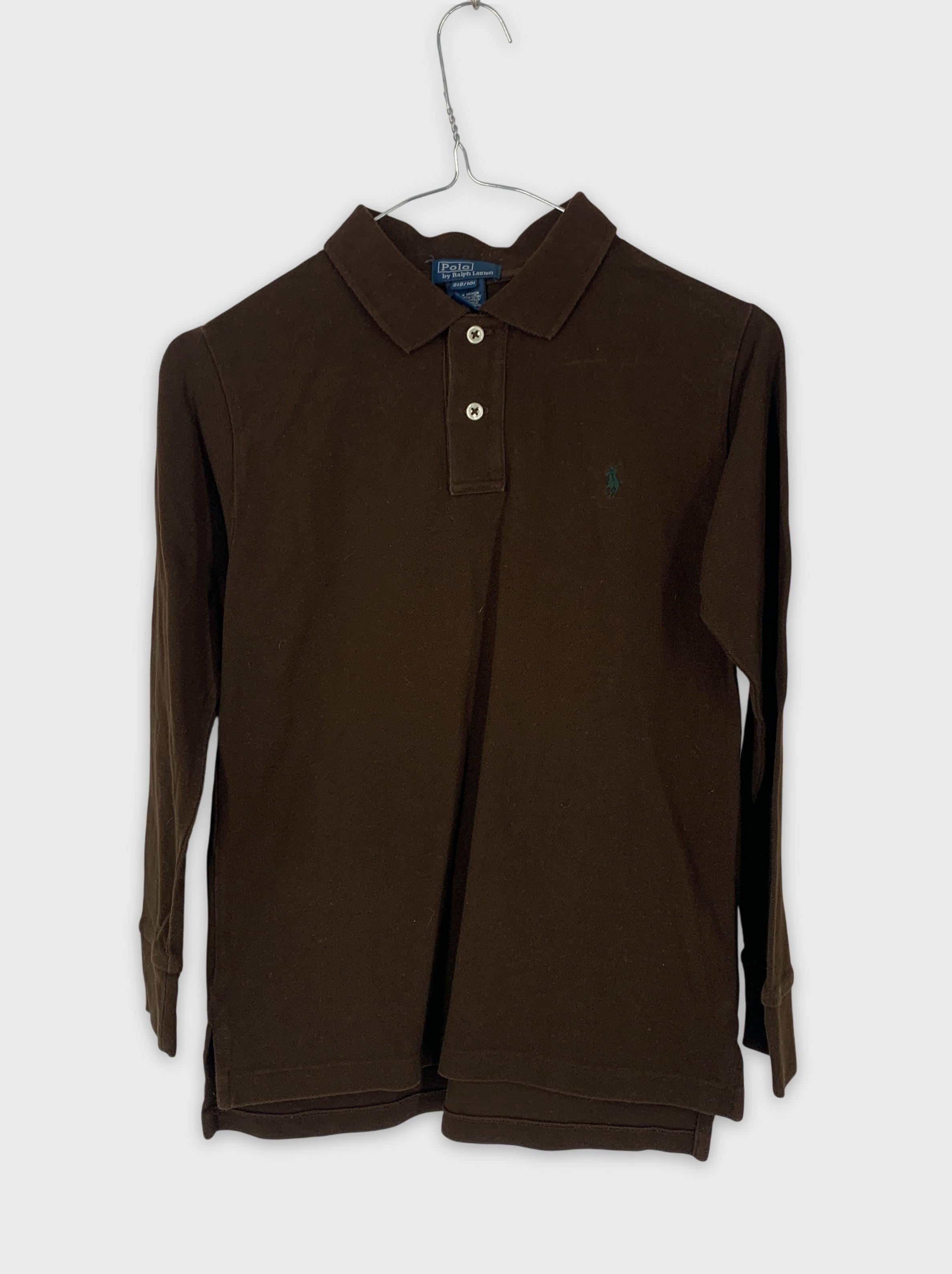 0-Polo Ralph Lauren - Polo manches longues - S/8-10