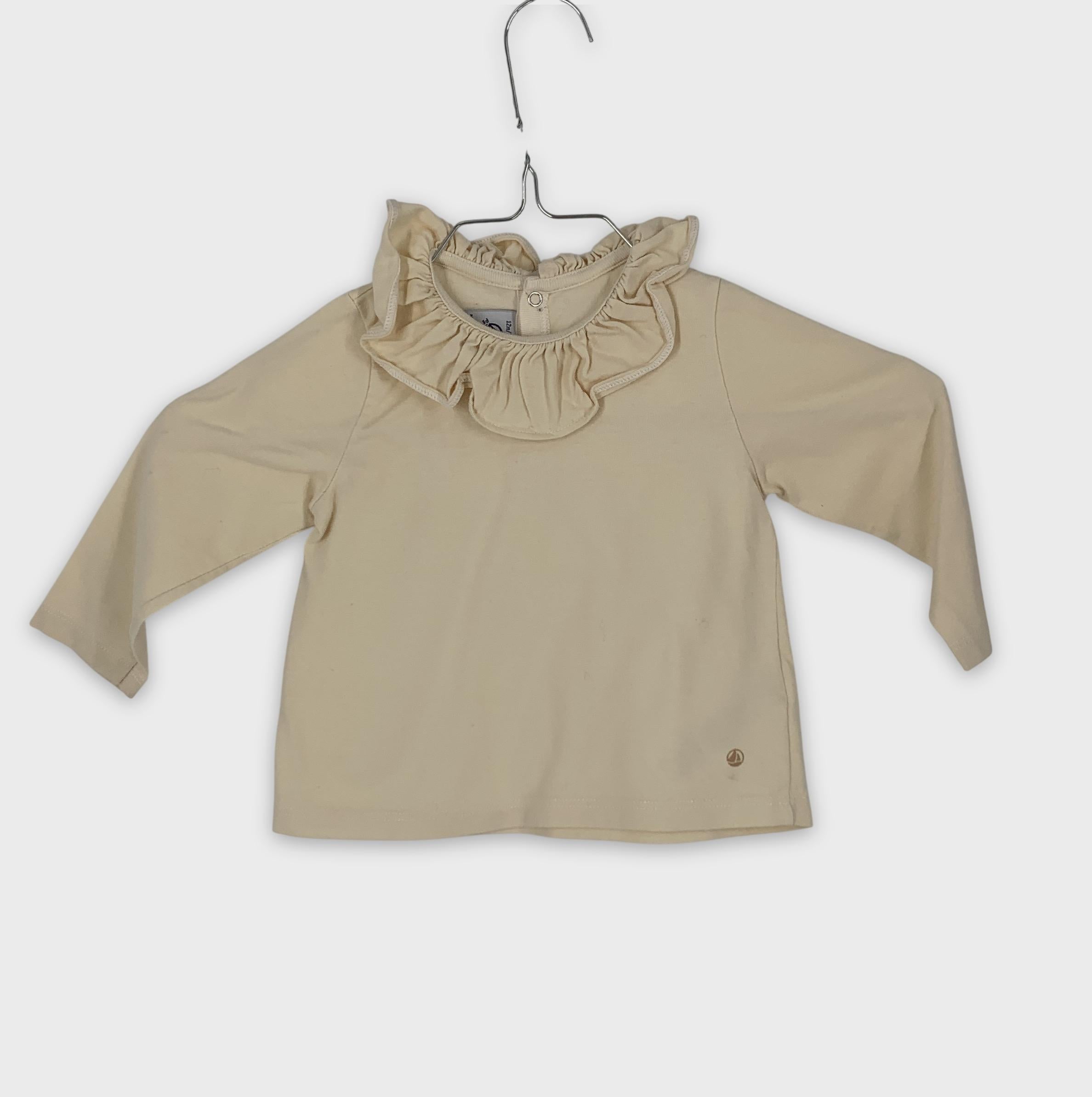 0-Petit Bateau - T-shirt manches longues - 12m/74cm