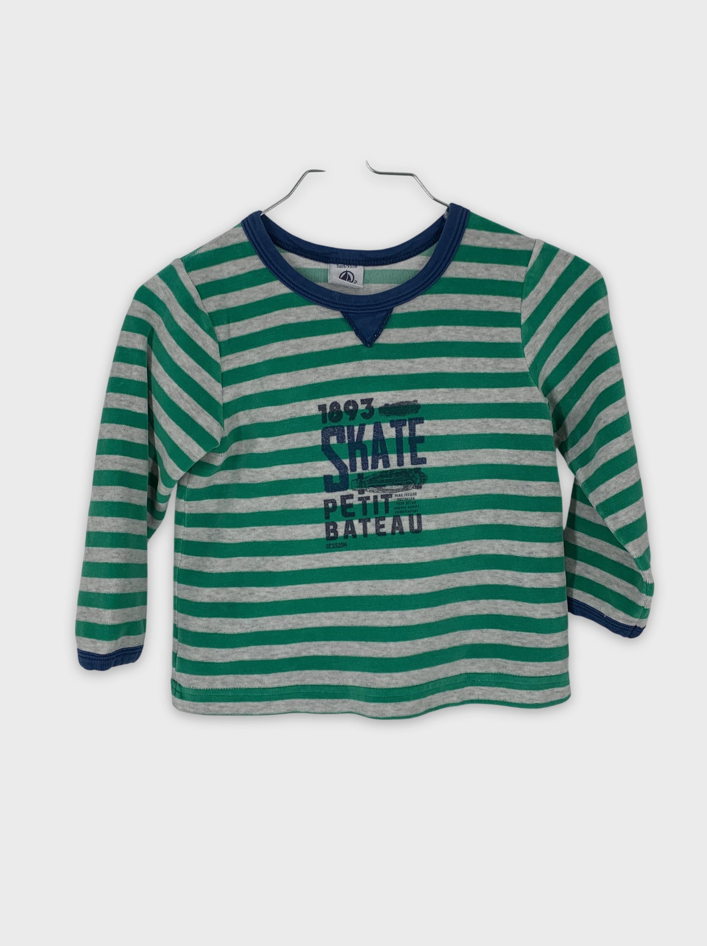 0-Petit Bateau - T-shirt manches longues - 3ans/95cm