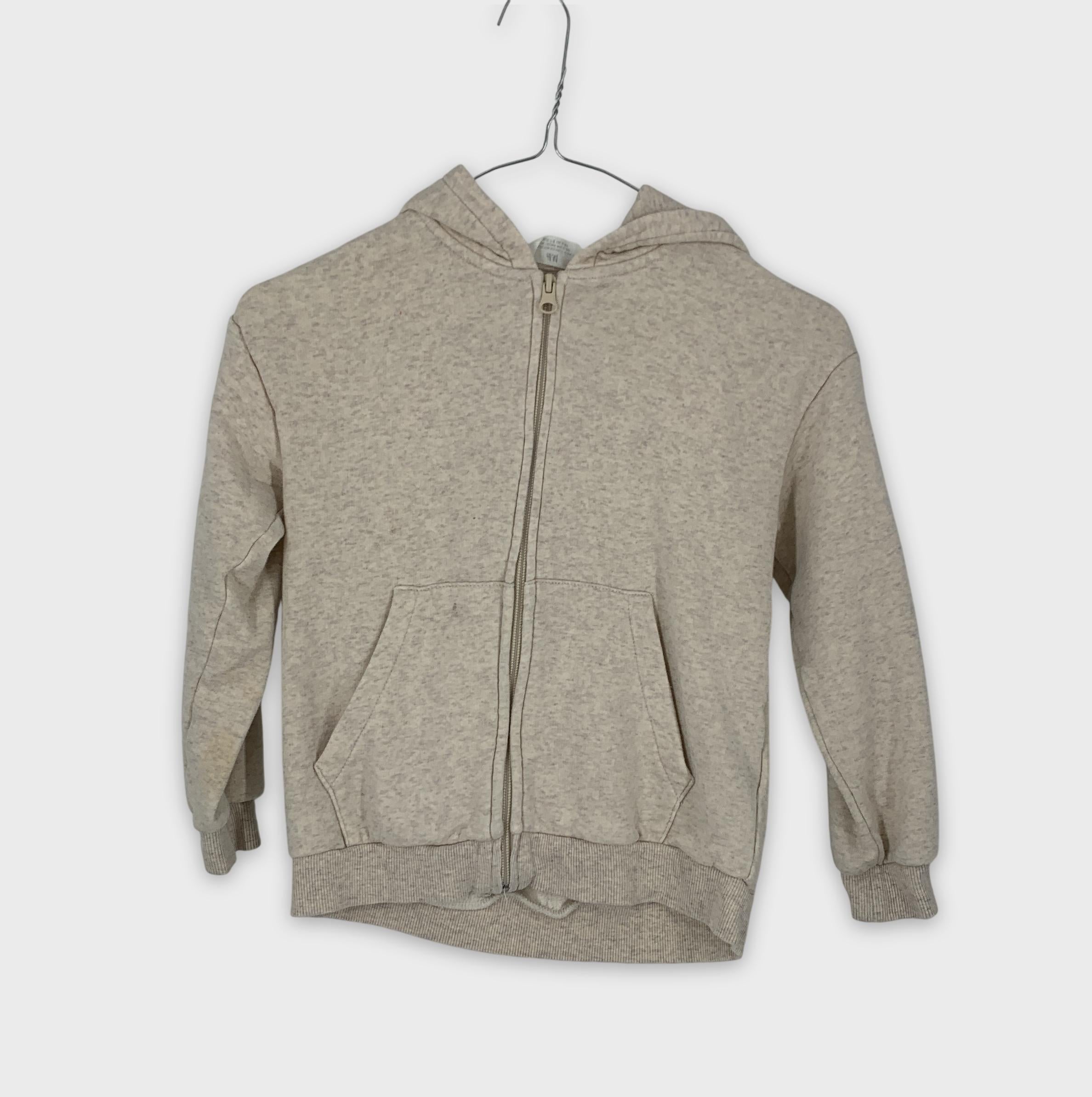 0-H&M - Sweat à capuche zippé - 122/128