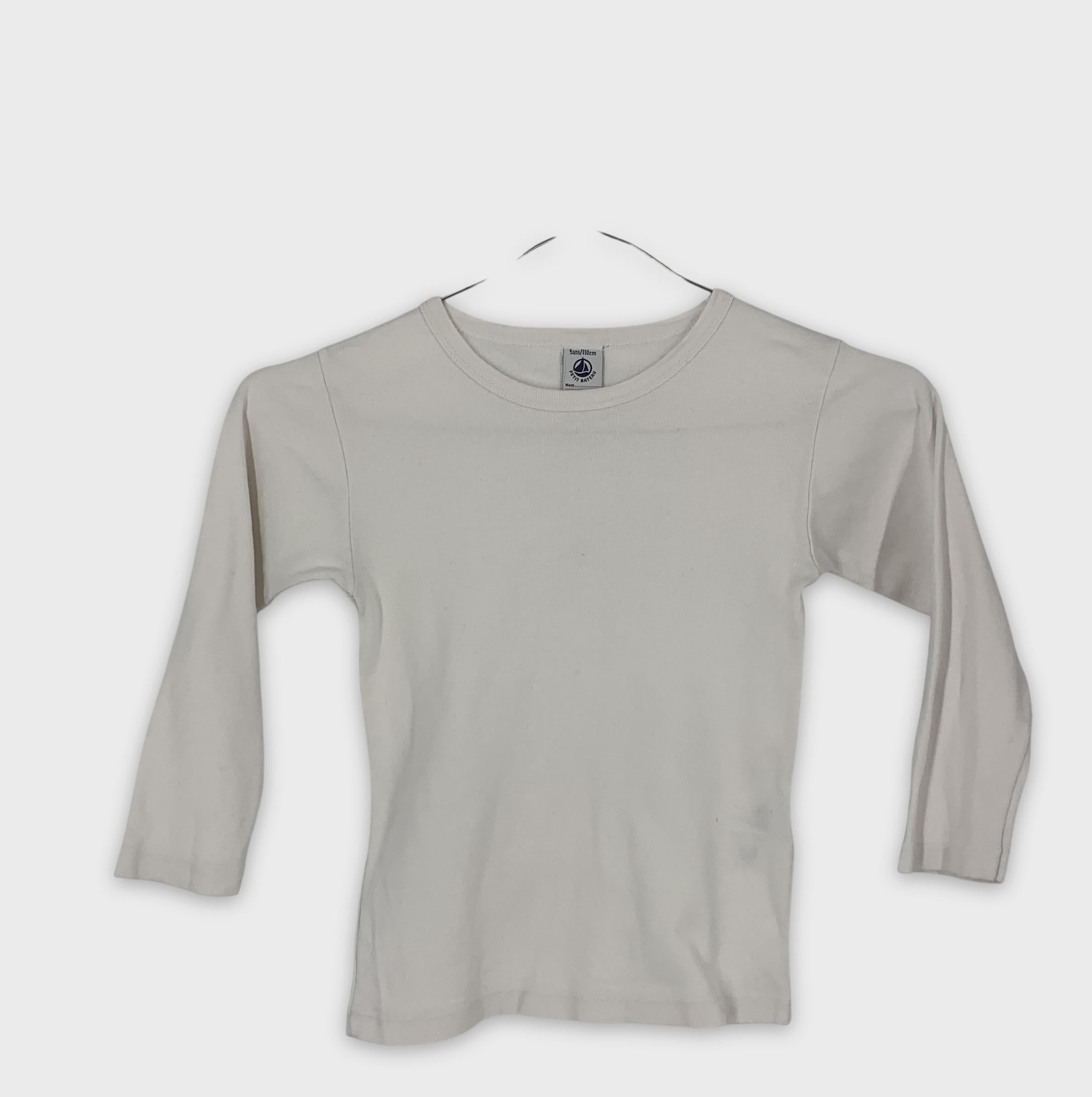 0-Petit Bateau - T-shirt manches longues - 5ans/110cm
