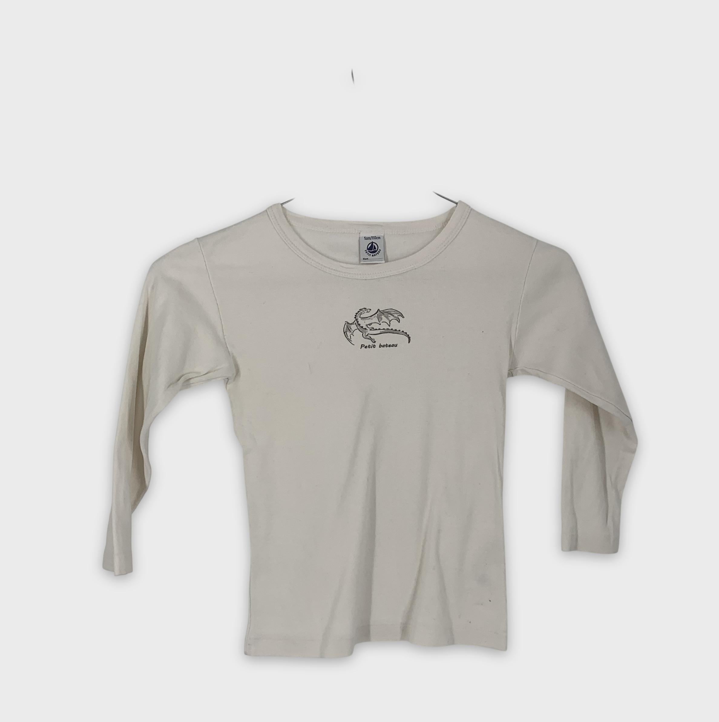 0-Petit Bateau - T-shirt manches longues - 5ans/110cm