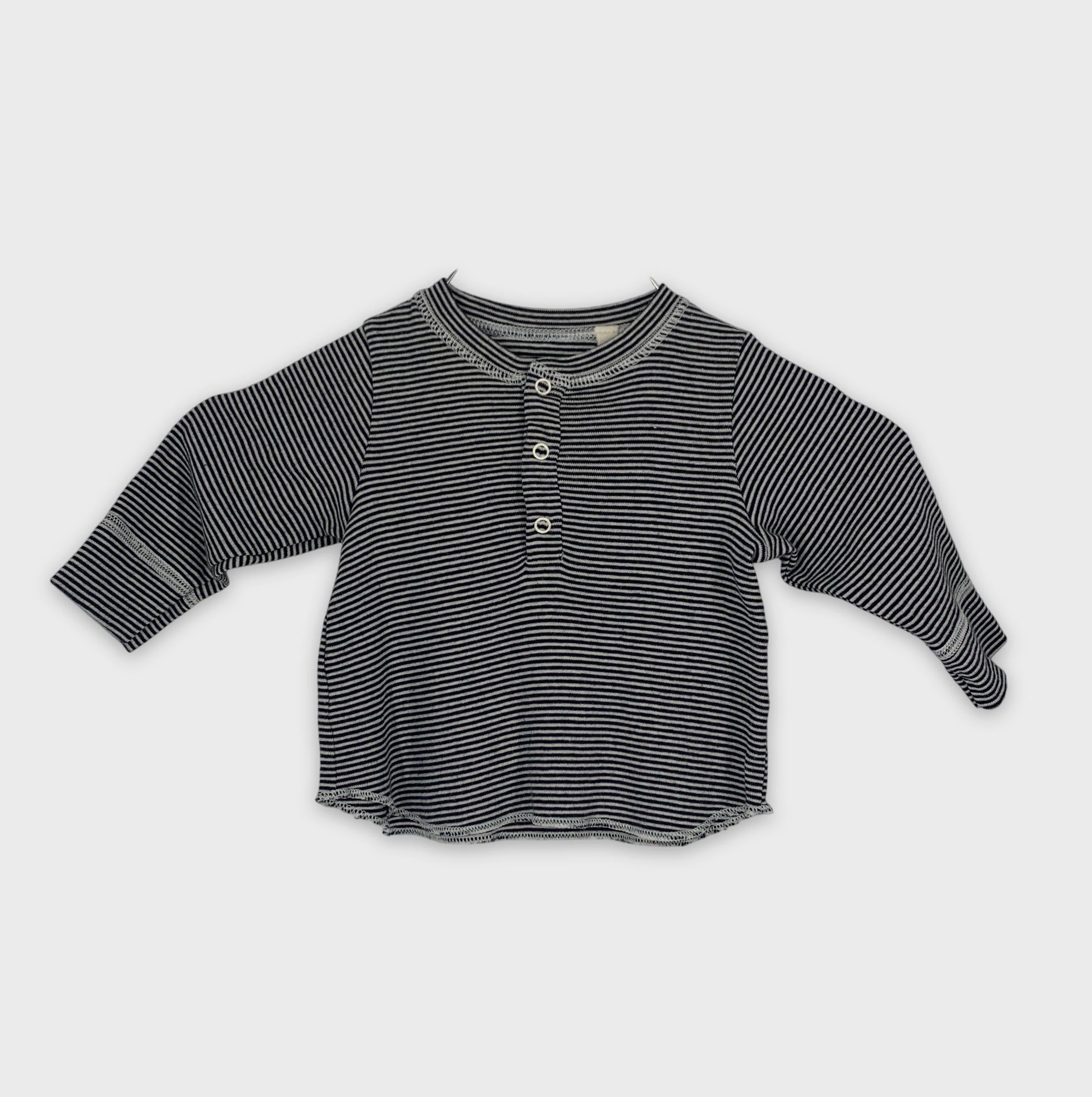 0-Petit Bateau - T-shirt manches longues - 3M/60cm