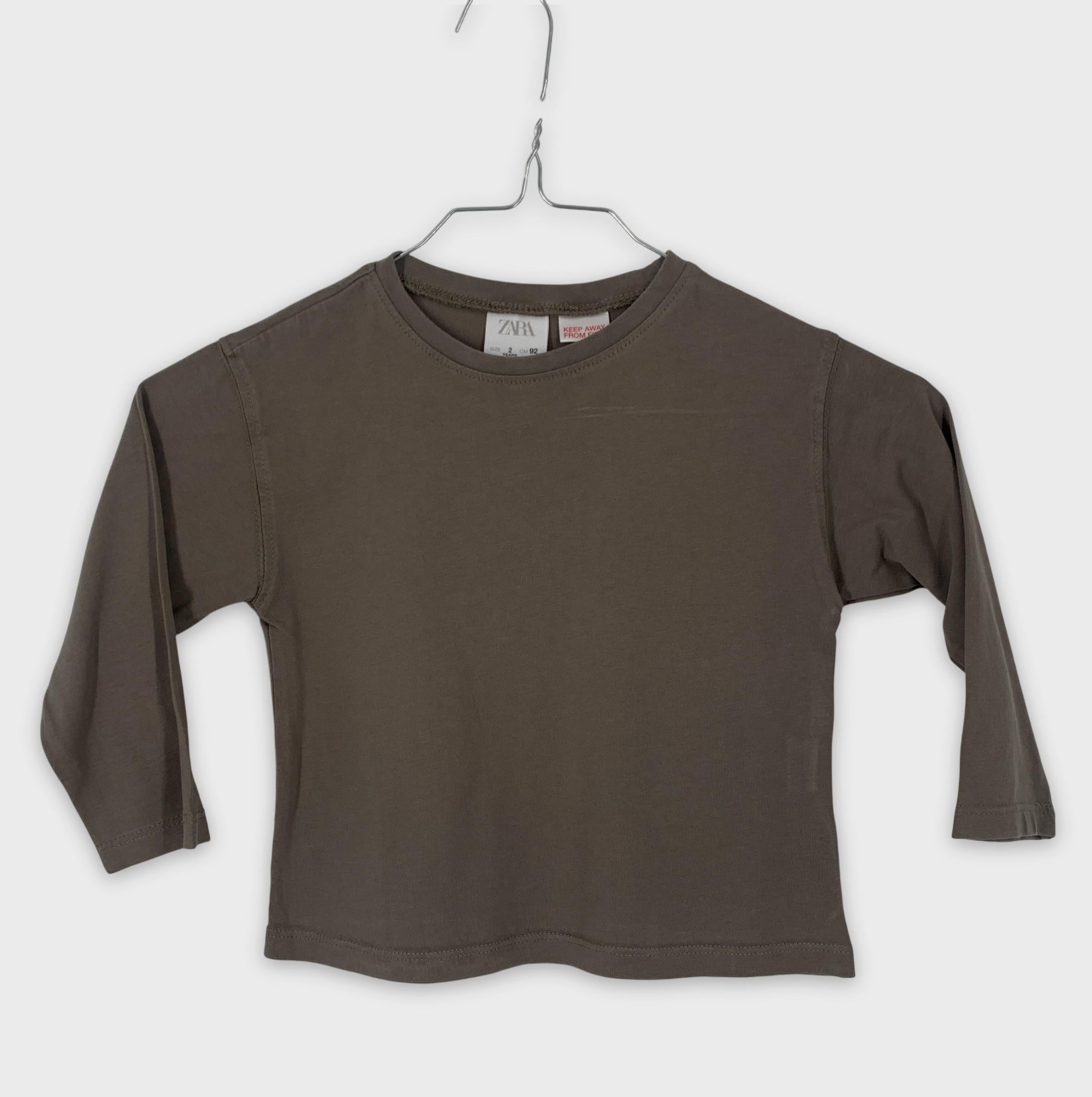 0-Zara - T-shirt manches longues - 2 ans