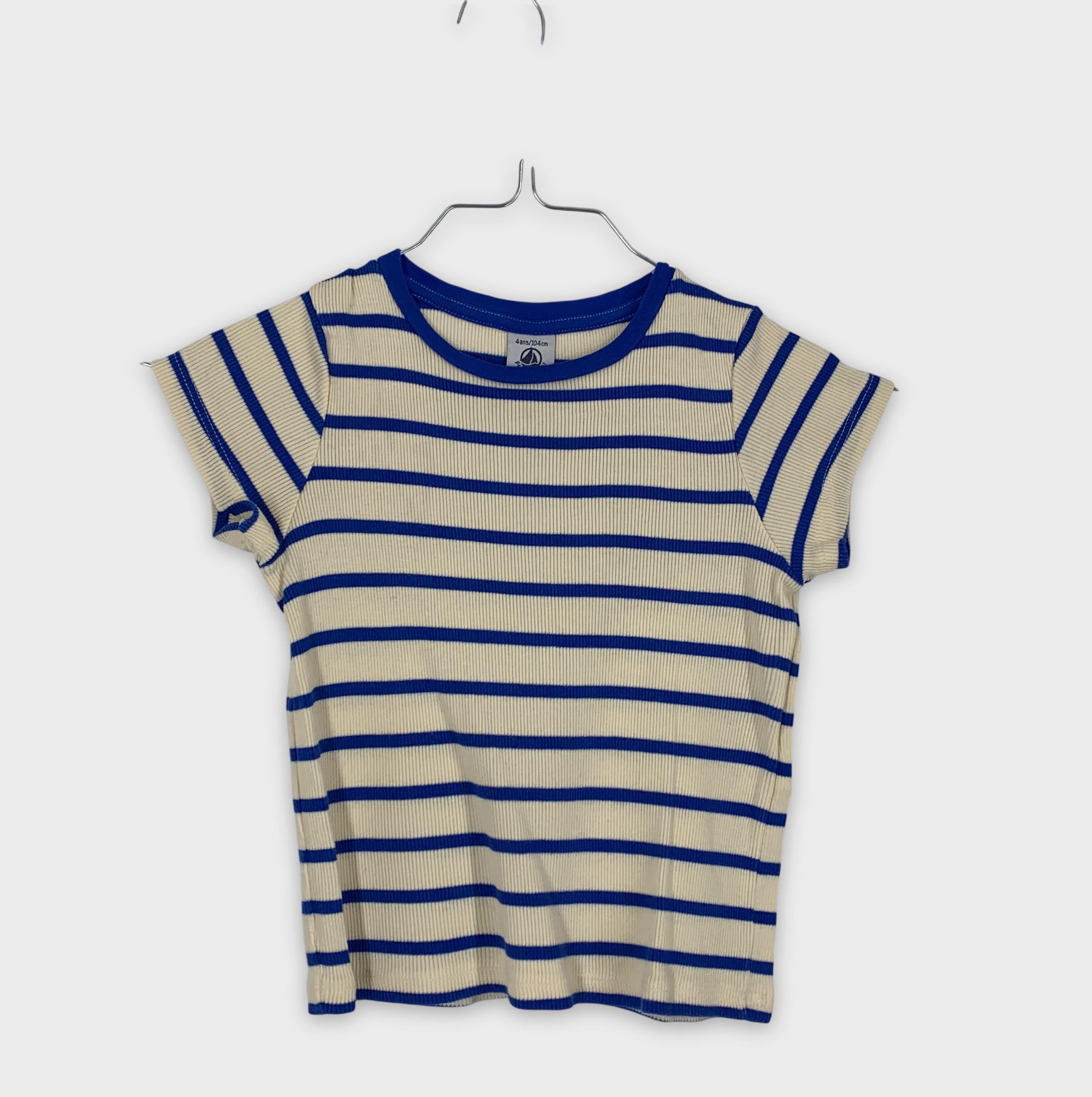 0-Petit Bateau - T-shirt rayé - 4 ans