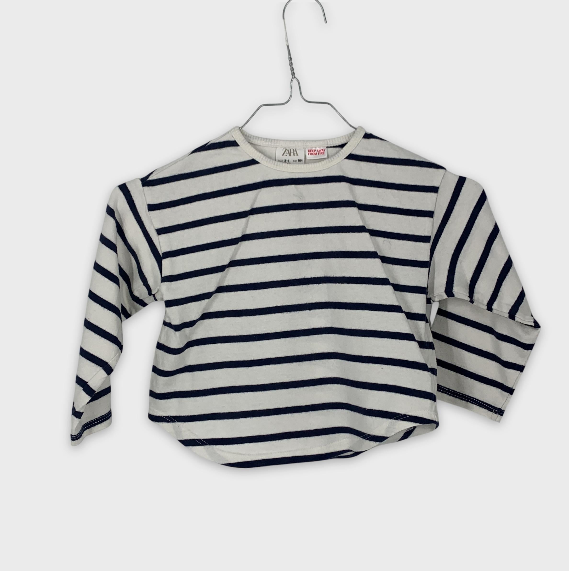 0-Zara - T-shirt manches longues - 3-4 ans