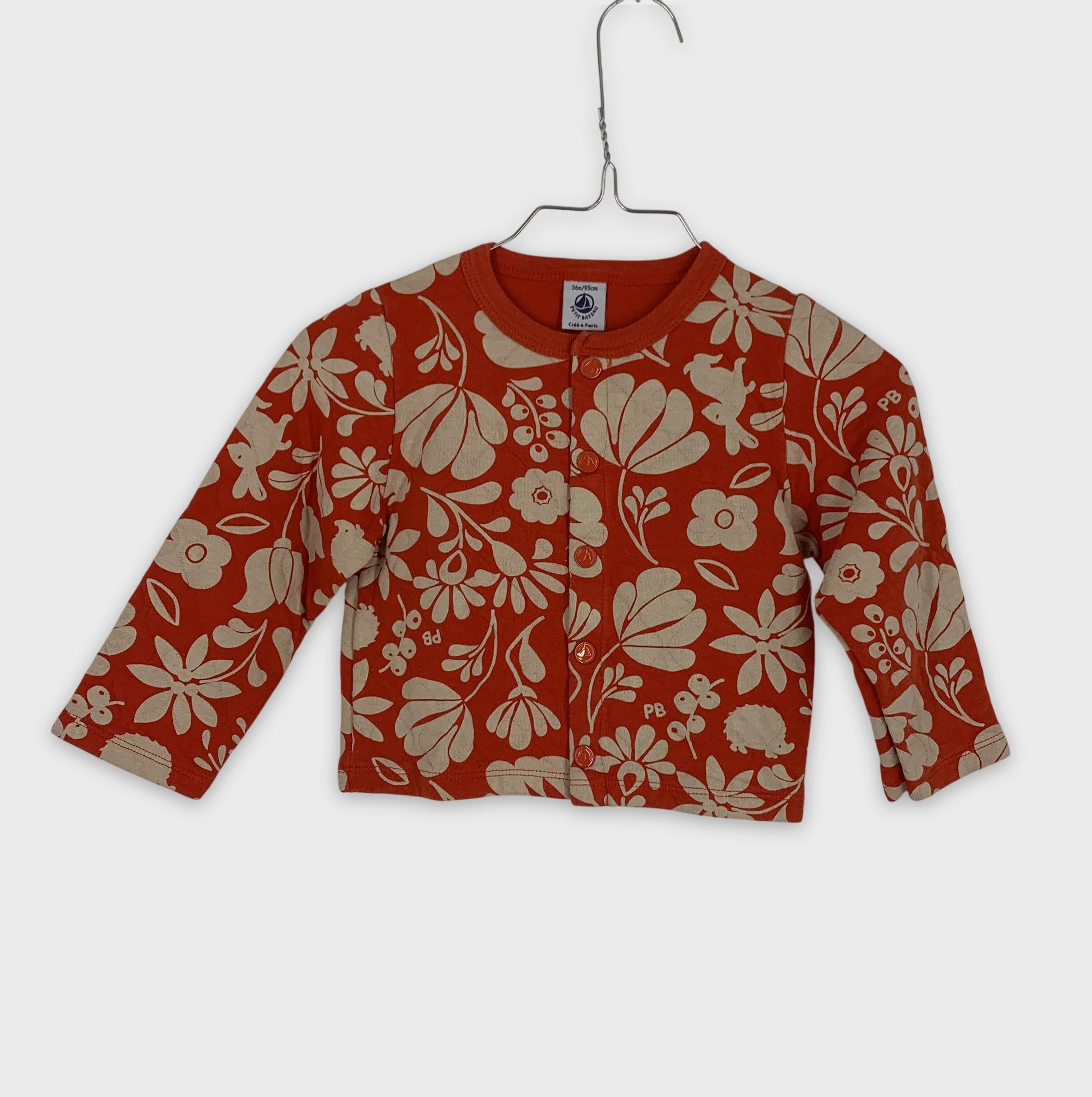 0-Petit Bateau - Cardigan - 36m/95cm