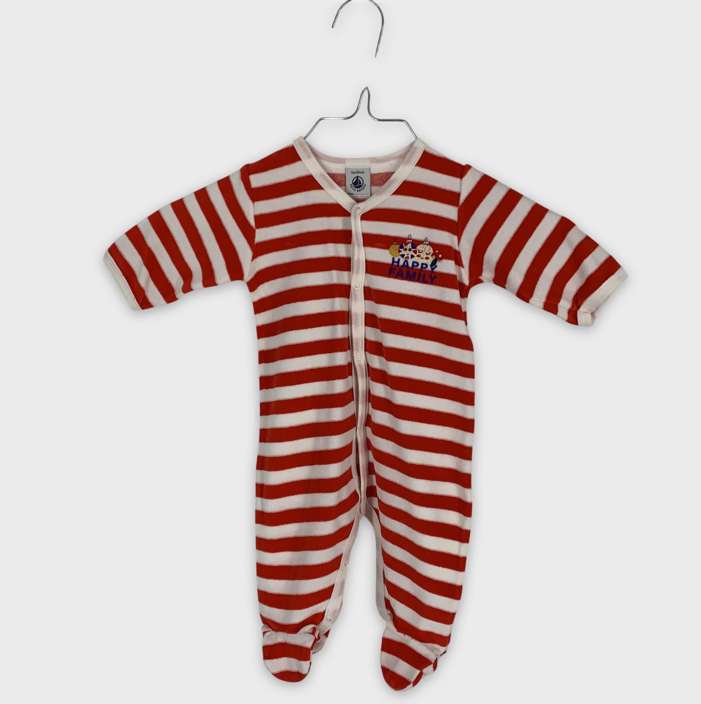 0-Petit Bateau - Pyjama - 3m/60cm