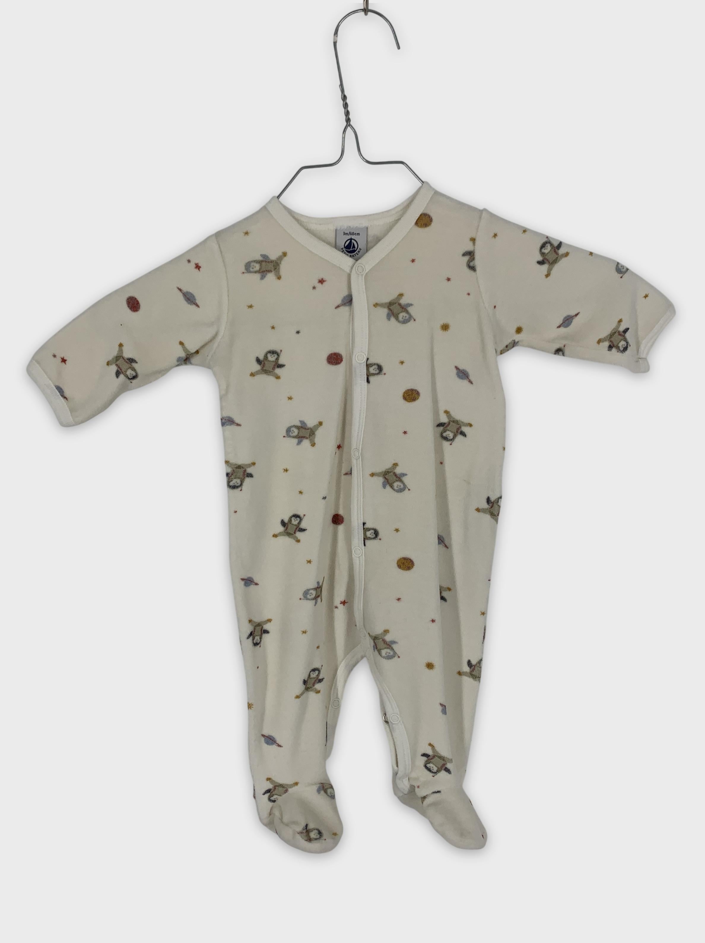 0-Petit Bateau - Pyjama - 3m/60cm