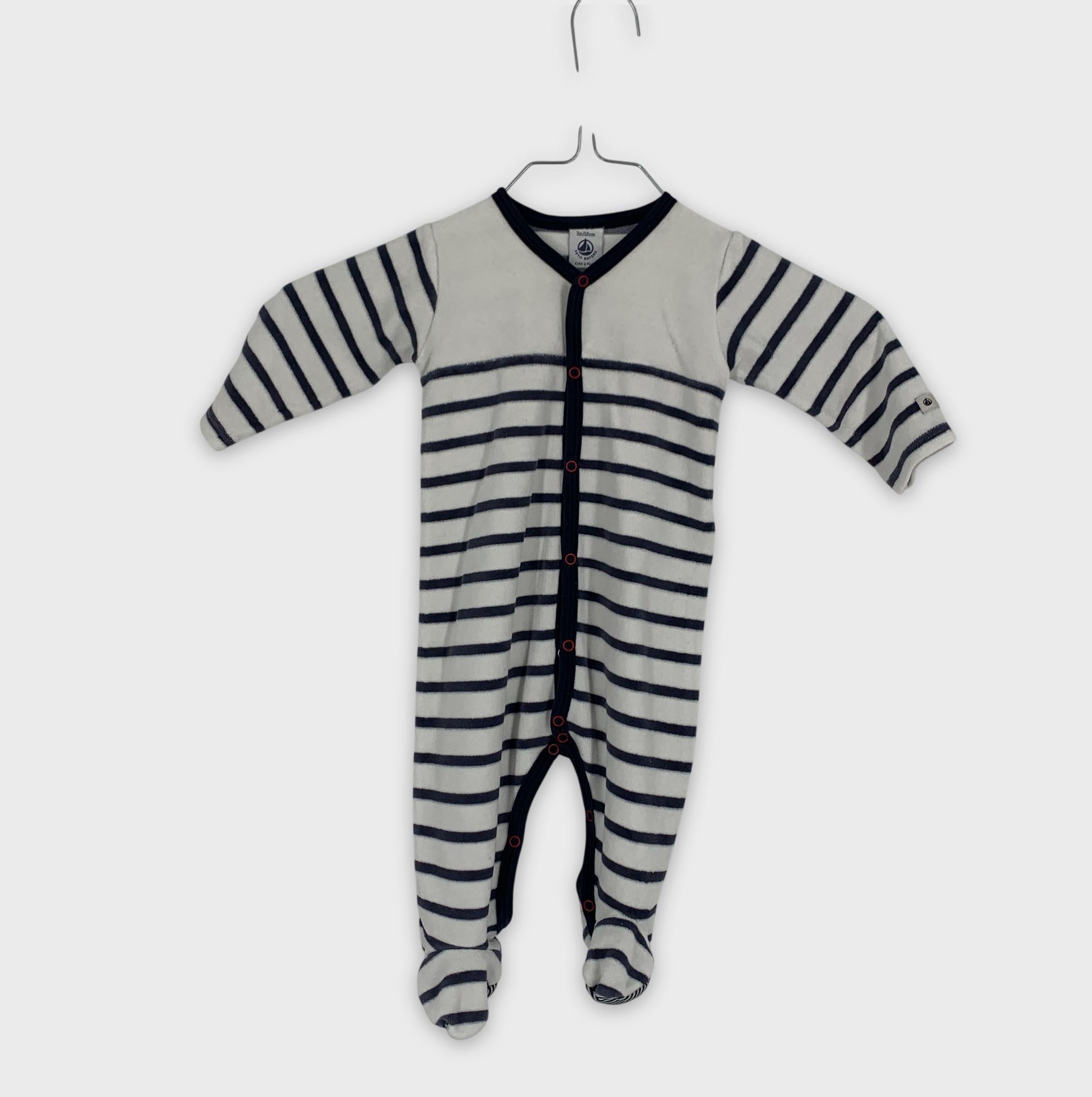 0-Petit Bateau - Pyjama - 3m/60cm