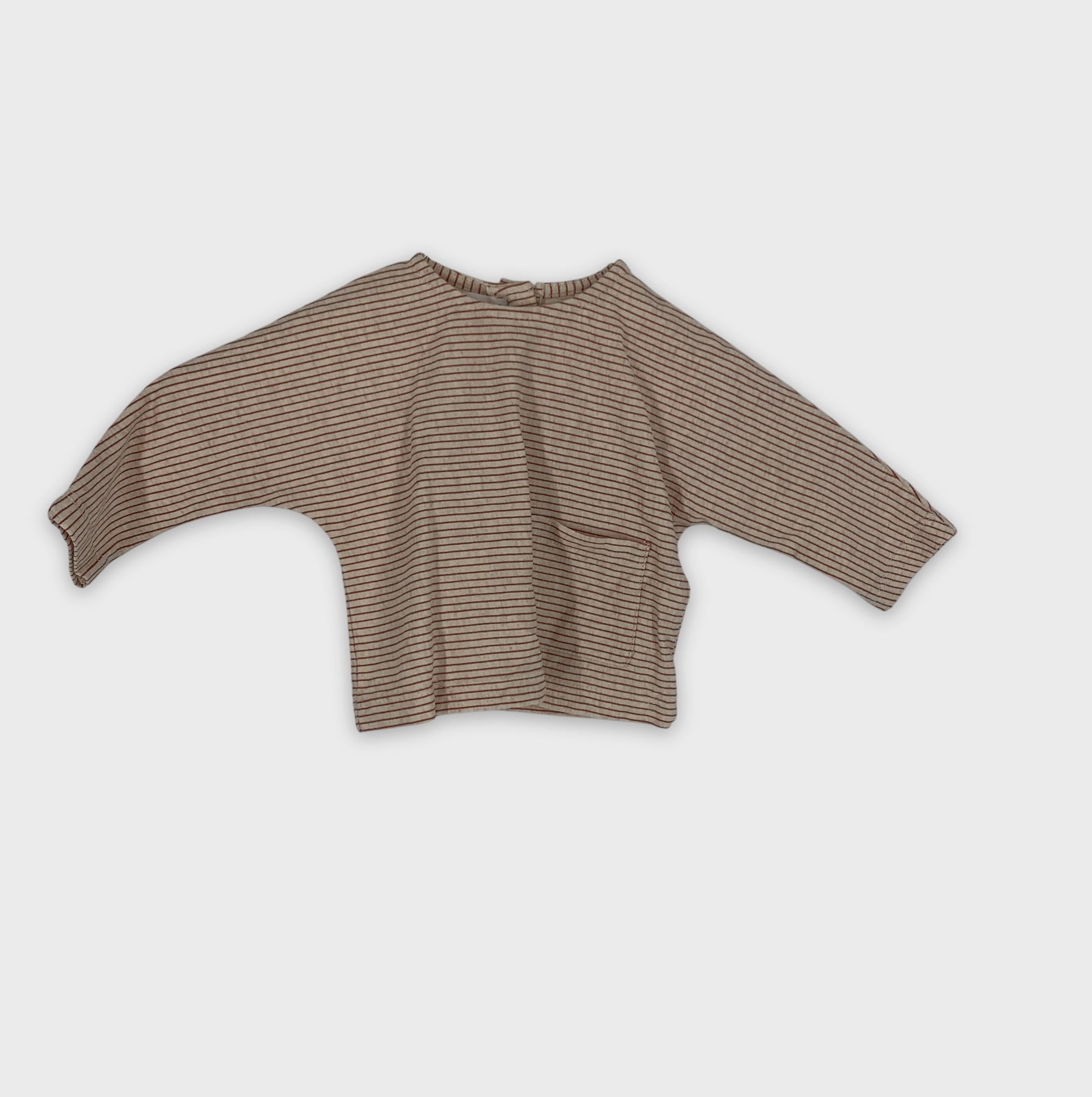 0-Zara - Haut rayé - 1-3 mois