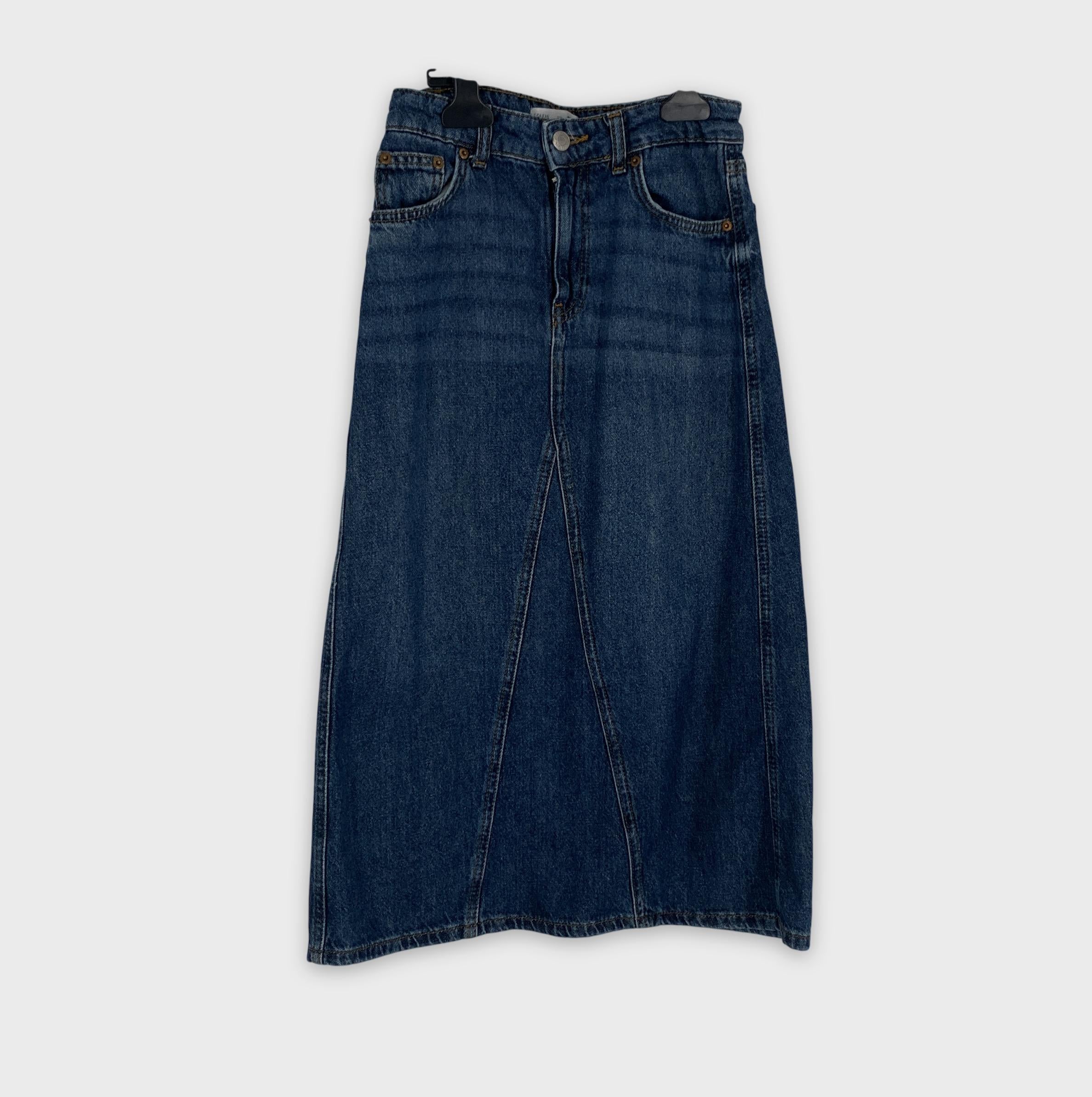 0-Zara - Jupe en jean - 140