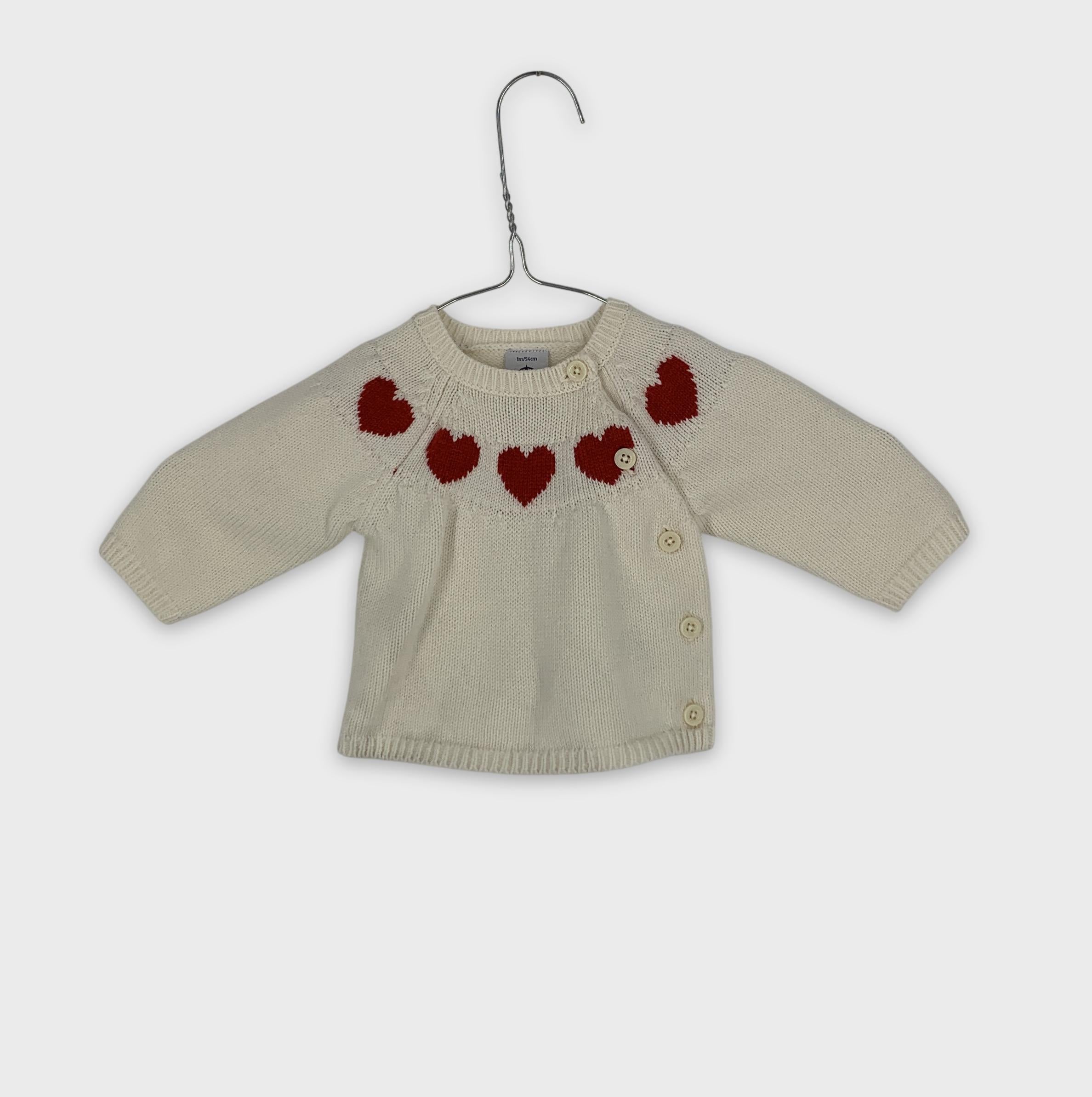 0-Petit Bateau - Cardigan - 1m/54cm