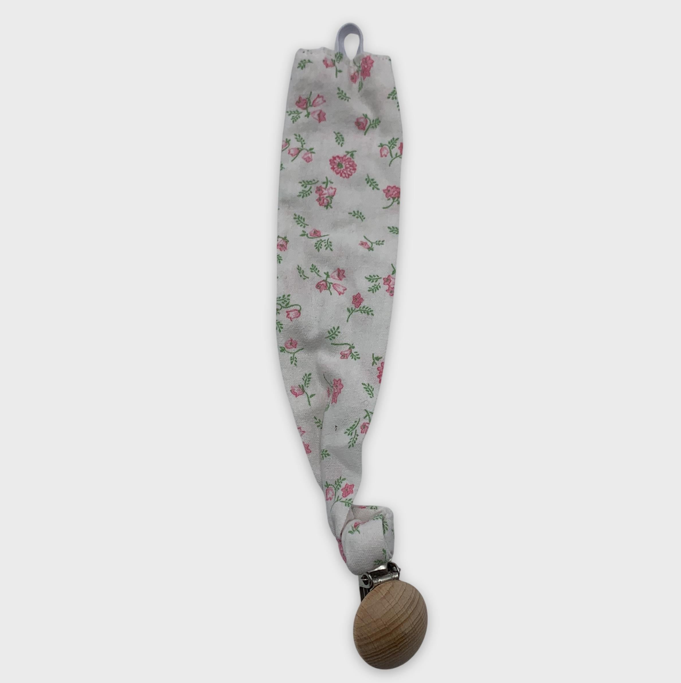 0-Attache tétine - Fleuri - Unique