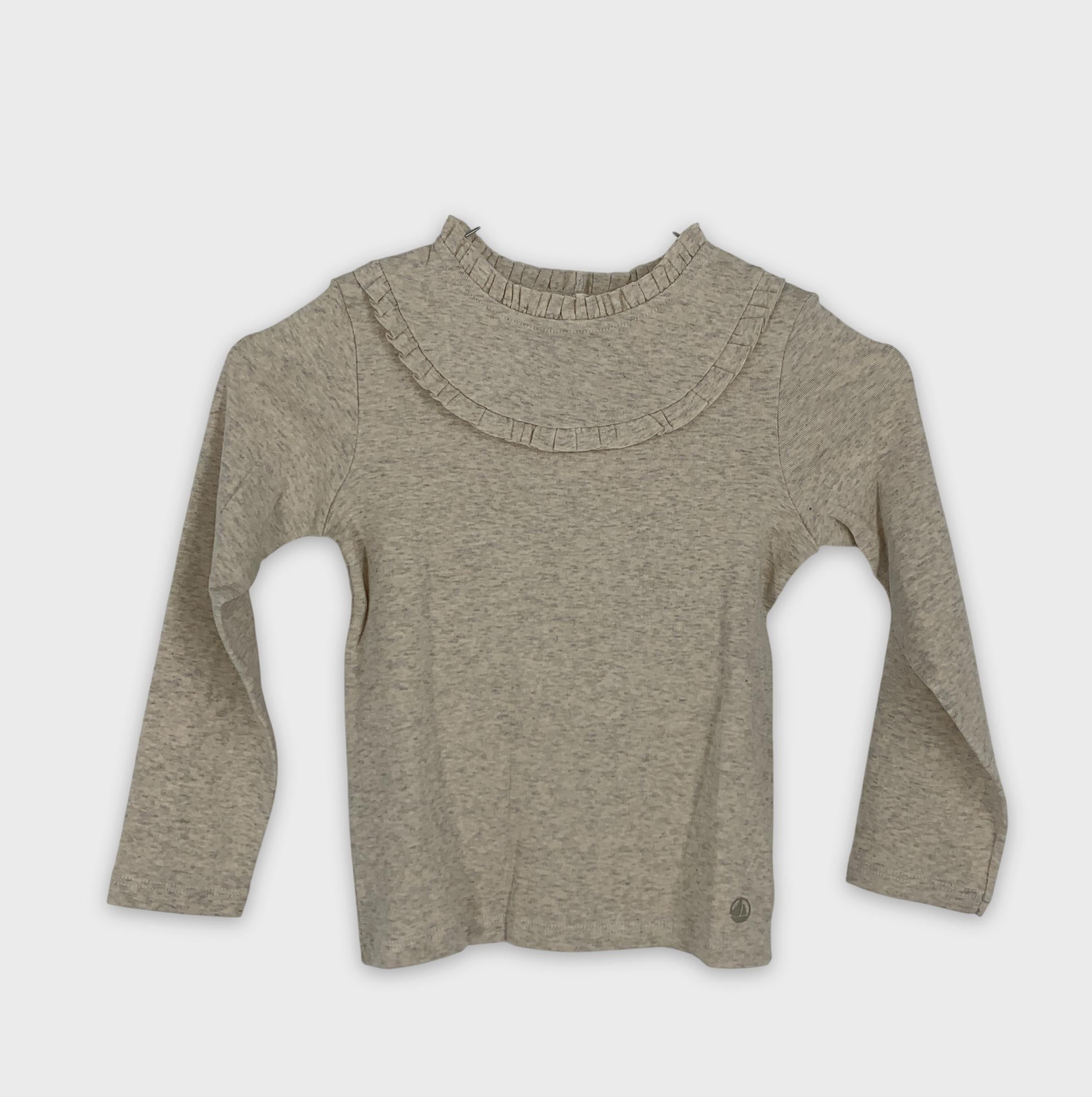 0-Petit Bateau - T-shirt manches longues - 5ans/110cm