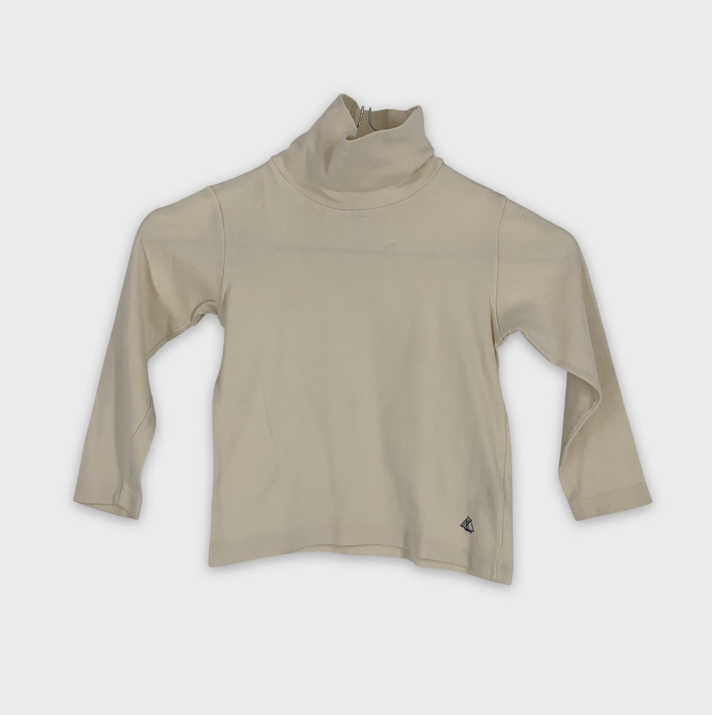 0-Petit Bateau - Haut à col roulé - 4 ans