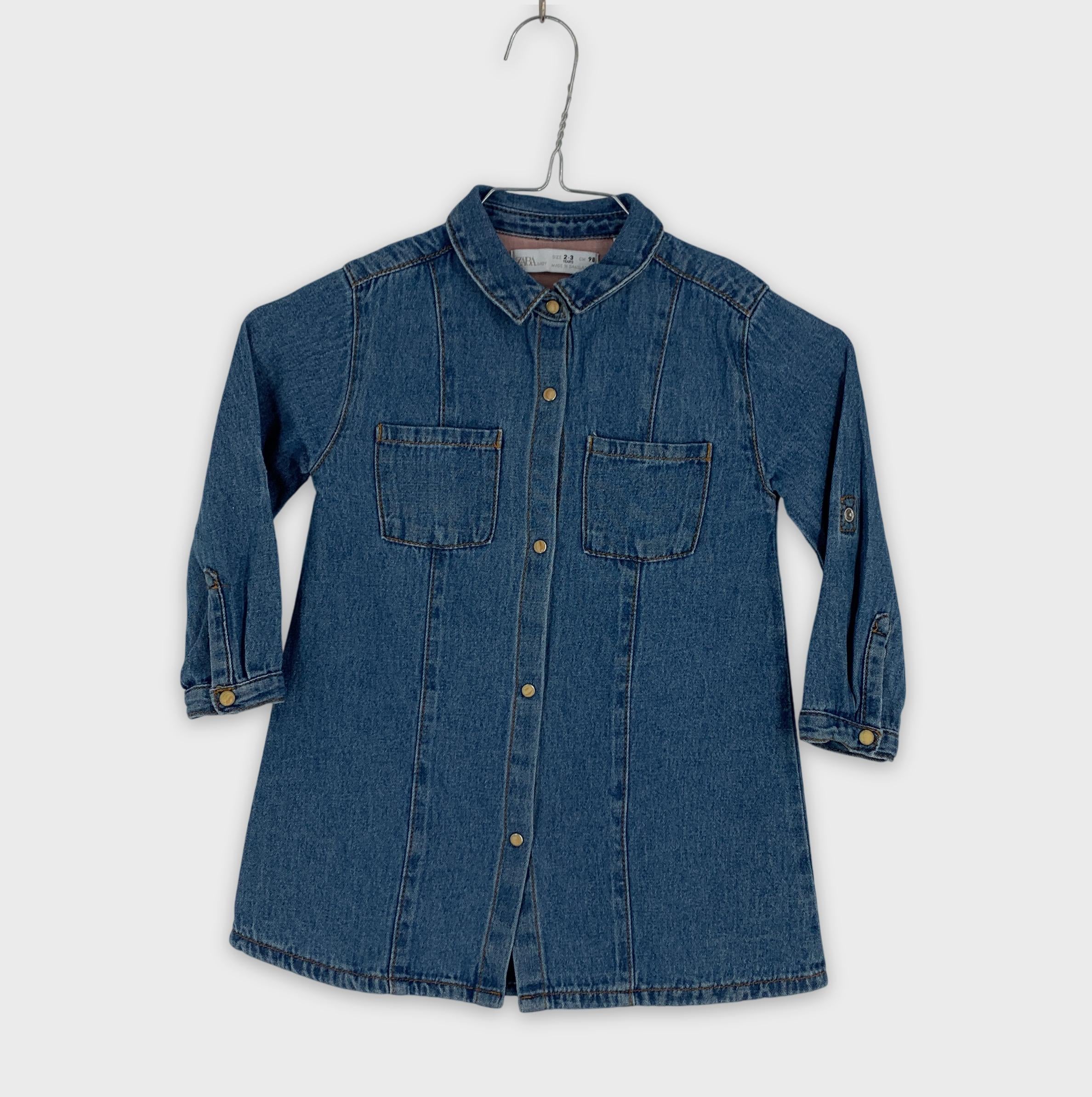 0-Zara Baby - Chemise en Jean - 2-3 ans