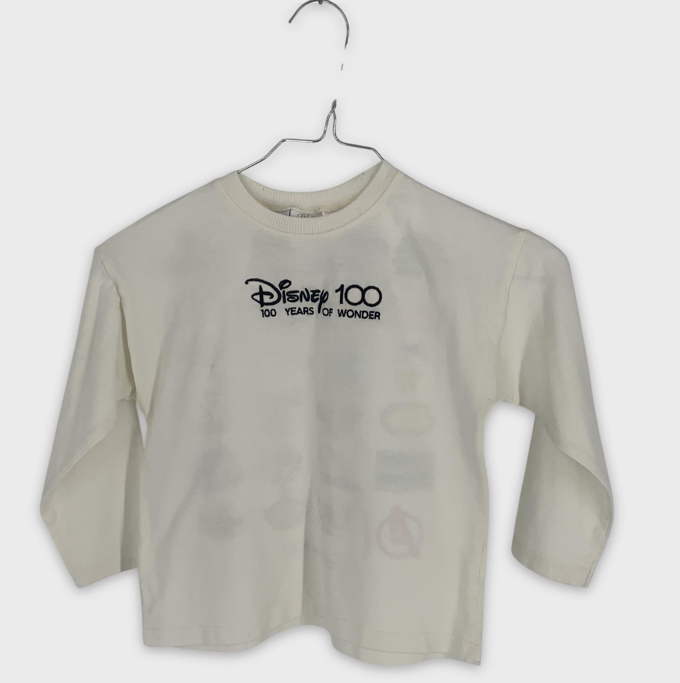 0-Zara - T-shirt manches longues Disney 100 - 3-4 ans