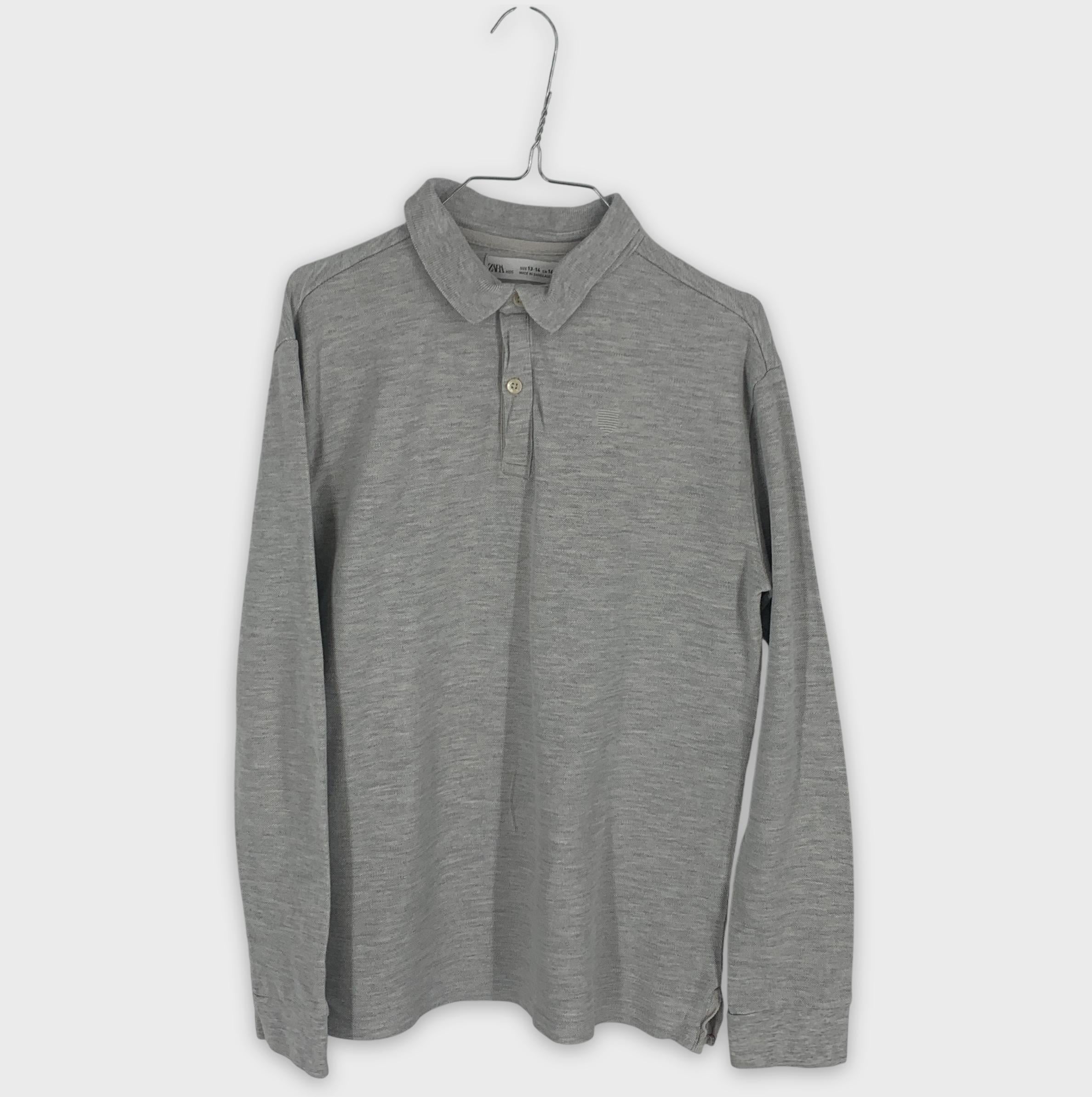 0-Zara Kids - Polo Manches Longues - 13-14 ans