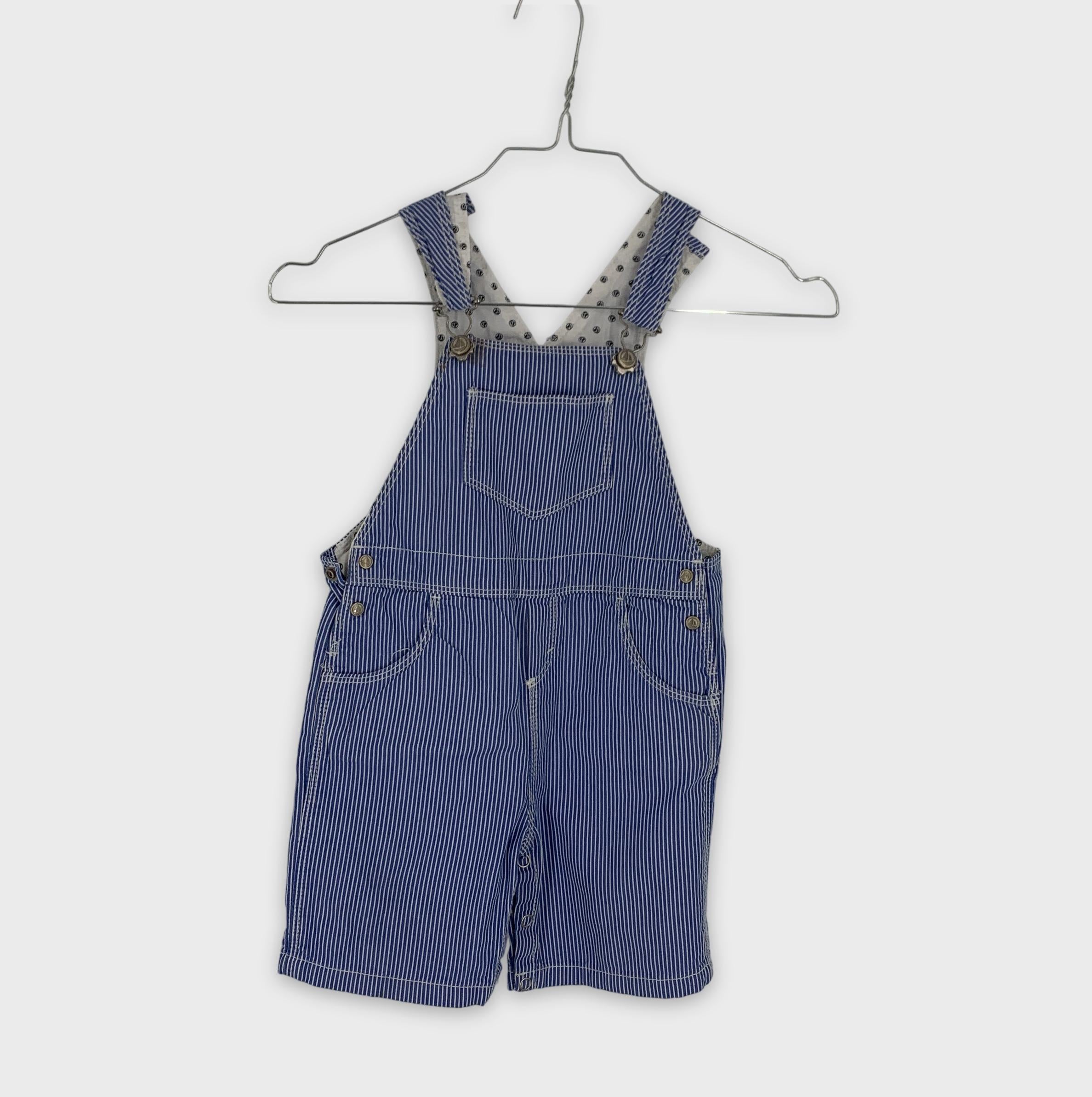 0-Petit Bateau - Salopette Courte - 24m