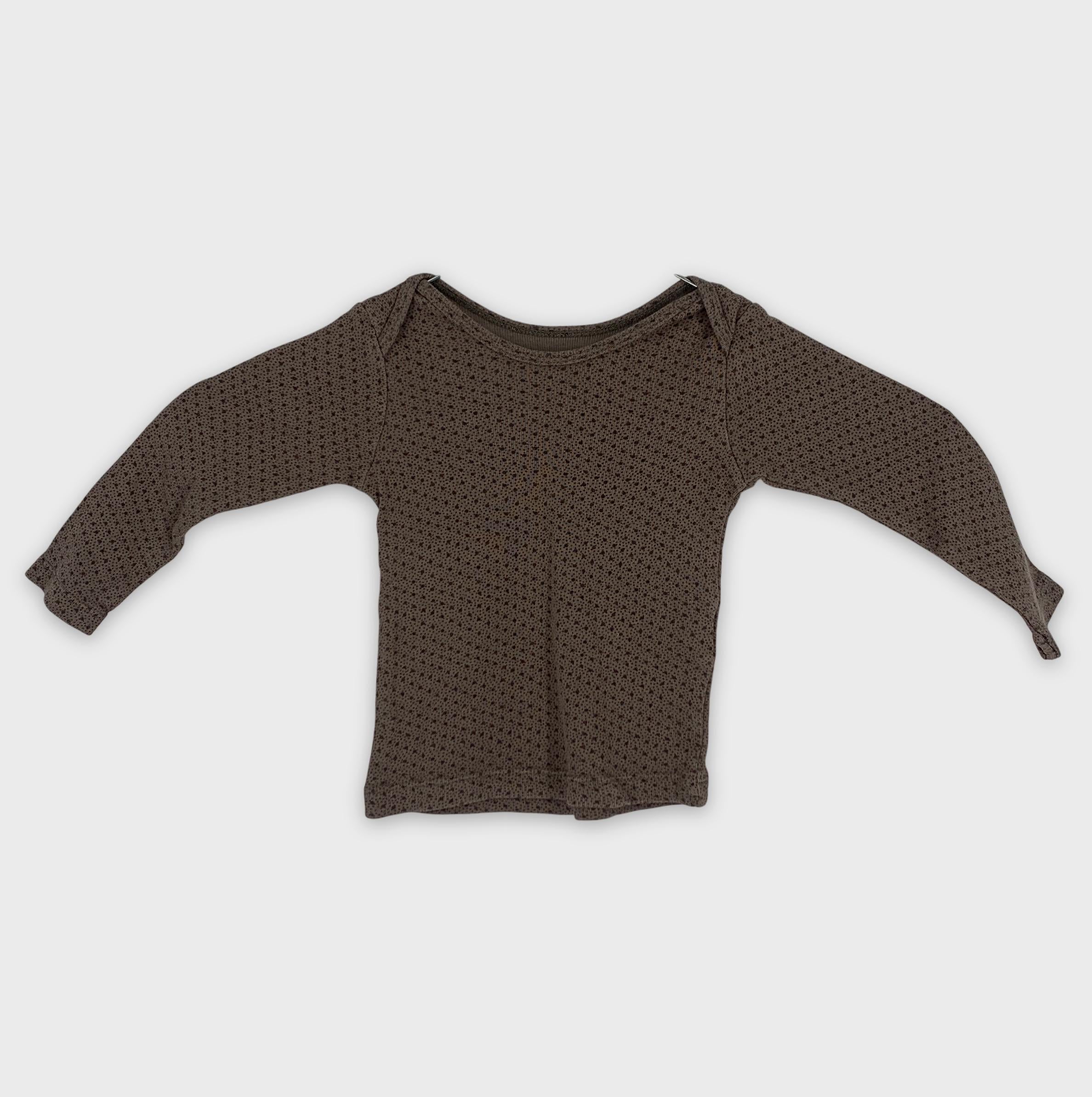 0-Bonton - Haut manches longues - 6M