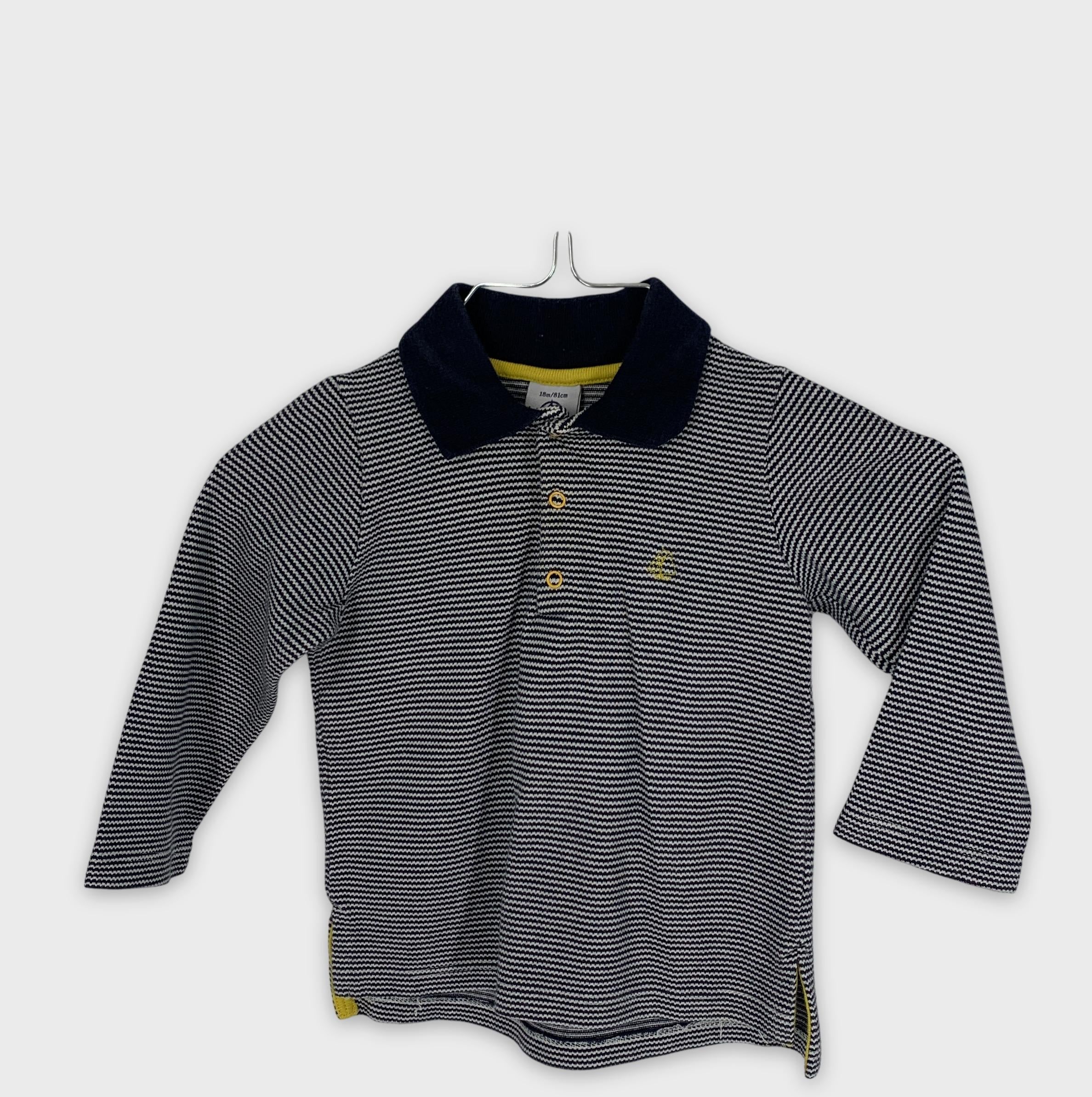 0-Petit Bateau - Polo - 18m/81cm