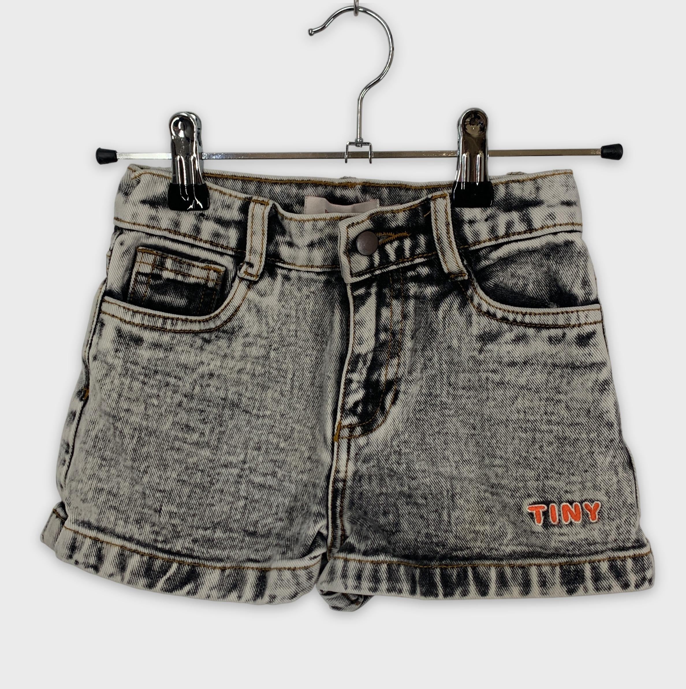0-Tiny Cottons - Short en jean - 4Y