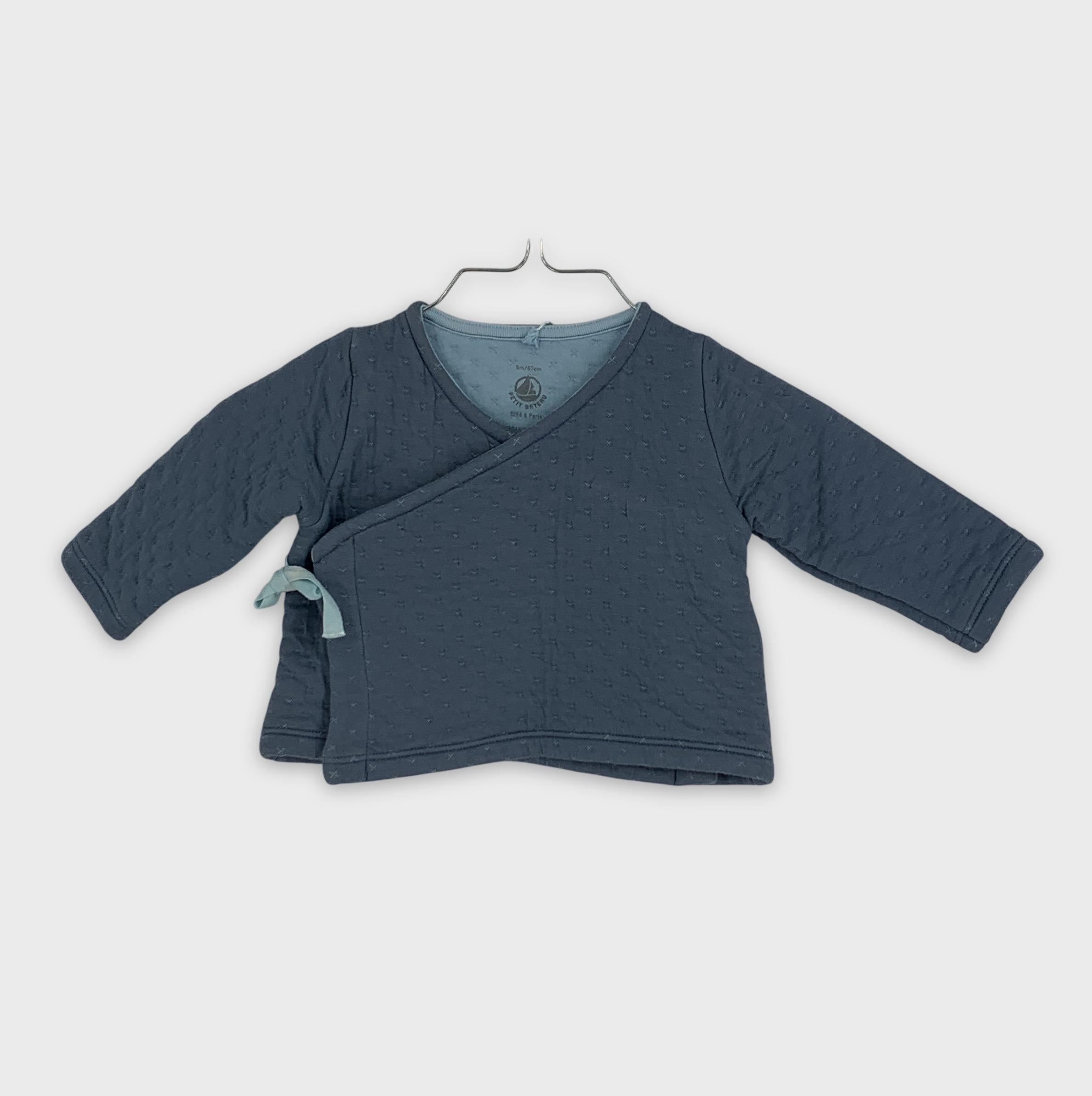 0-Petit Bateau - Gilet - 6m/67cm